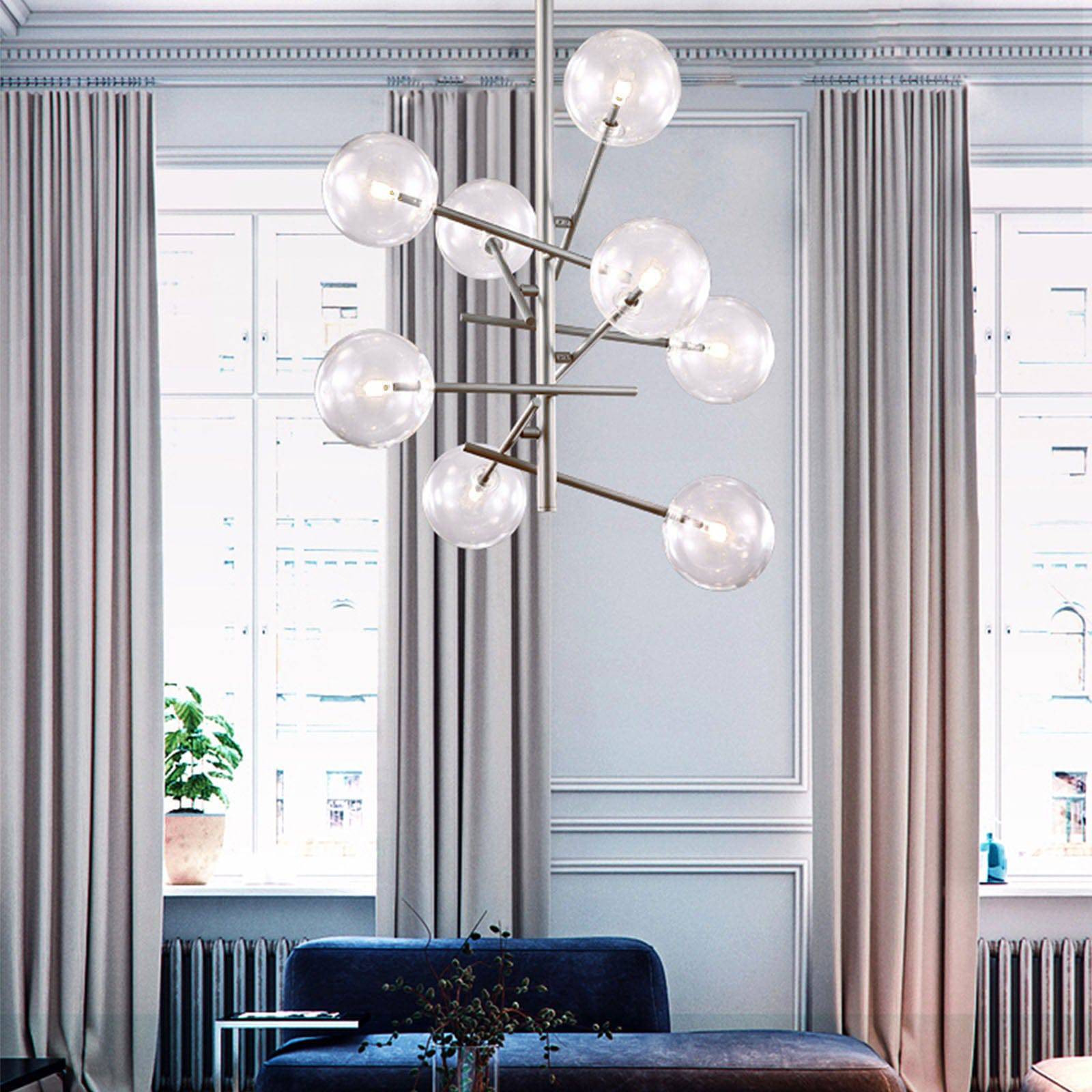 Nybro Pendant Lamp Cy-New-029-Ch - Pendant Lamps - ebarza Furniture UAE | Shop Modern Furniture in Abu Dhabi & Dubai - مفروشات ايبازرا في الامارات | تسوق اثاث عصري وديكورات مميزة في دبي وابوظبي