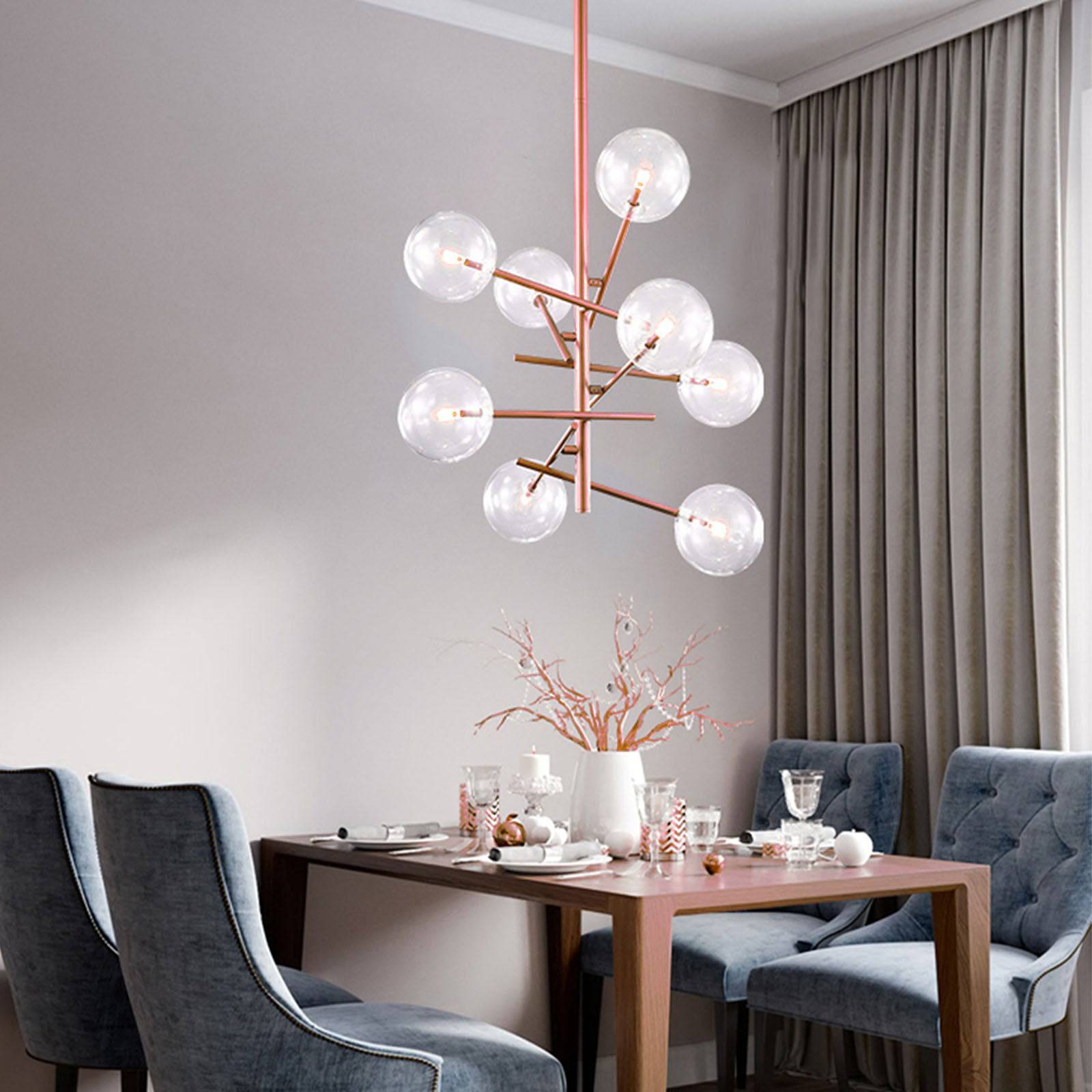 Nybro Pendant Lamp Cy-New-029-Rg - Pendant Lamps - ebarza Furniture UAE | Shop Modern Furniture in Abu Dhabi & Dubai - مفروشات ايبازرا في الامارات | تسوق اثاث عصري وديكورات مميزة في دبي وابوظبي