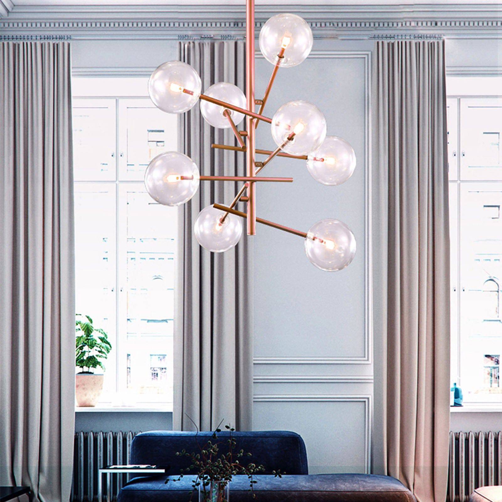 Nybro Pendant Lamp Cy-New-029-Rg - Pendant Lamps - ebarza Furniture UAE | Shop Modern Furniture in Abu Dhabi & Dubai - مفروشات ايبازرا في الامارات | تسوق اثاث عصري وديكورات مميزة في دبي وابوظبي