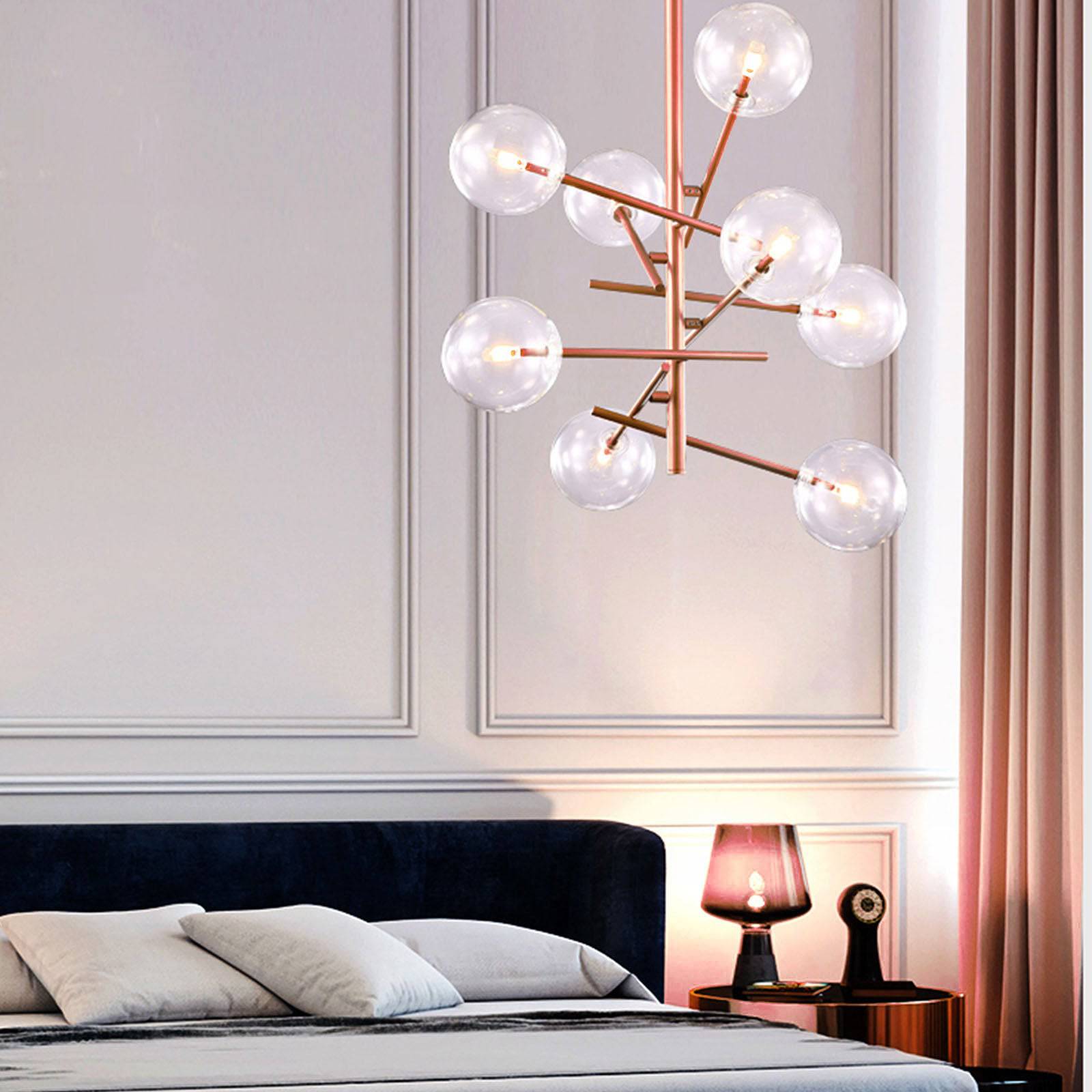 Nybro Pendant Lamp Cy-New-029-Rg - Pendant Lamps - ebarza Furniture UAE | Shop Modern Furniture in Abu Dhabi & Dubai - مفروشات ايبازرا في الامارات | تسوق اثاث عصري وديكورات مميزة في دبي وابوظبي