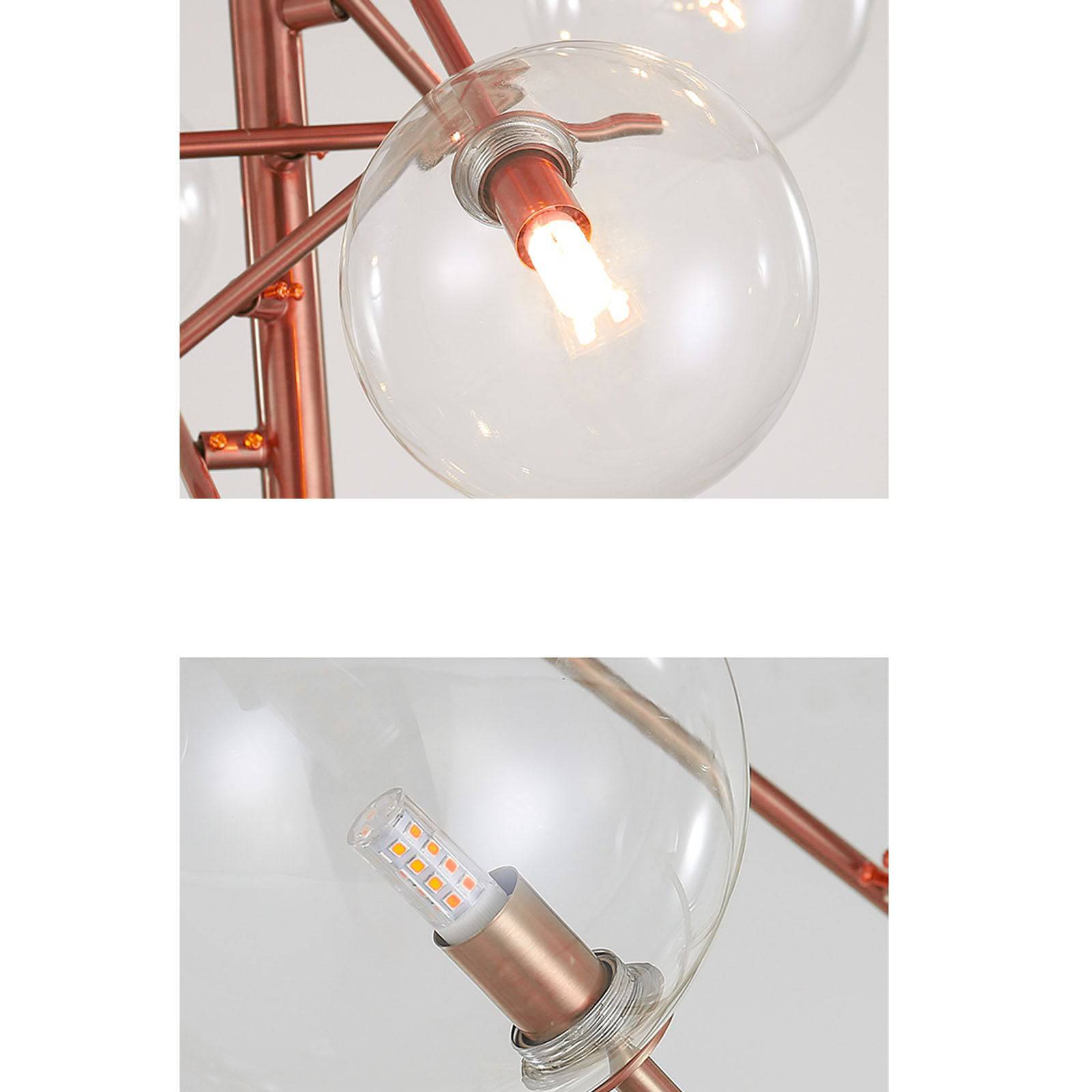 Nybro Pendant Lamp Cy-New-029-Rg - Pendant Lamps - ebarza Furniture UAE | Shop Modern Furniture in Abu Dhabi & Dubai - مفروشات ايبازرا في الامارات | تسوق اثاث عصري وديكورات مميزة في دبي وابوظبي