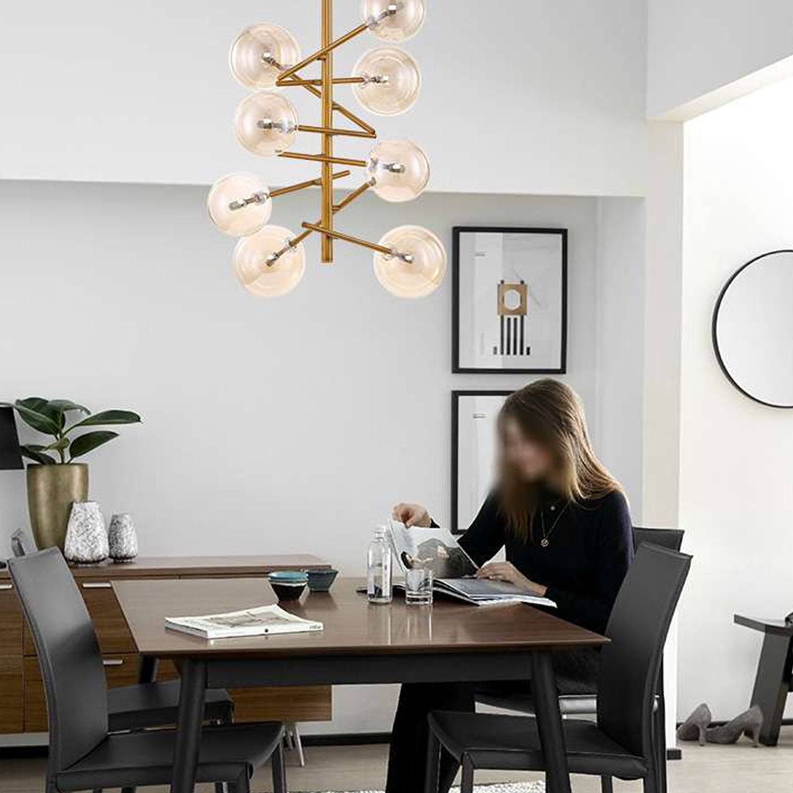 Nybro Pendant Lamp Cy-New-029-Rg - Pendant Lamps - ebarza Furniture UAE | Shop Modern Furniture in Abu Dhabi & Dubai - مفروشات ايبازرا في الامارات | تسوق اثاث عصري وديكورات مميزة في دبي وابوظبي