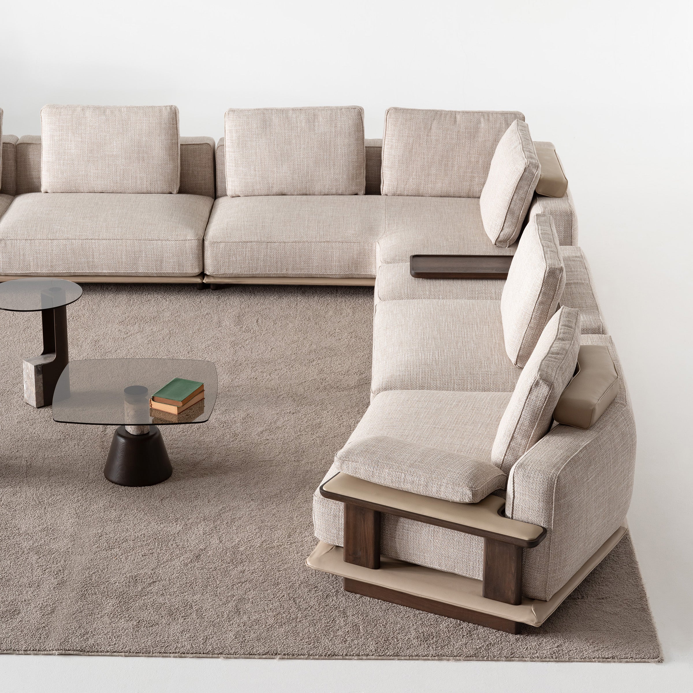 ODEON Corner 190cm MODULE for odeon sofa OD-B-004 - Sofas - ebarza Furniture UAE | Shop Modern Furniture in Abu Dhabi & Dubai - مفروشات ايبازرا في الامارات | تسوق اثاث عصري وديكورات مميزة في دبي وابوظبي