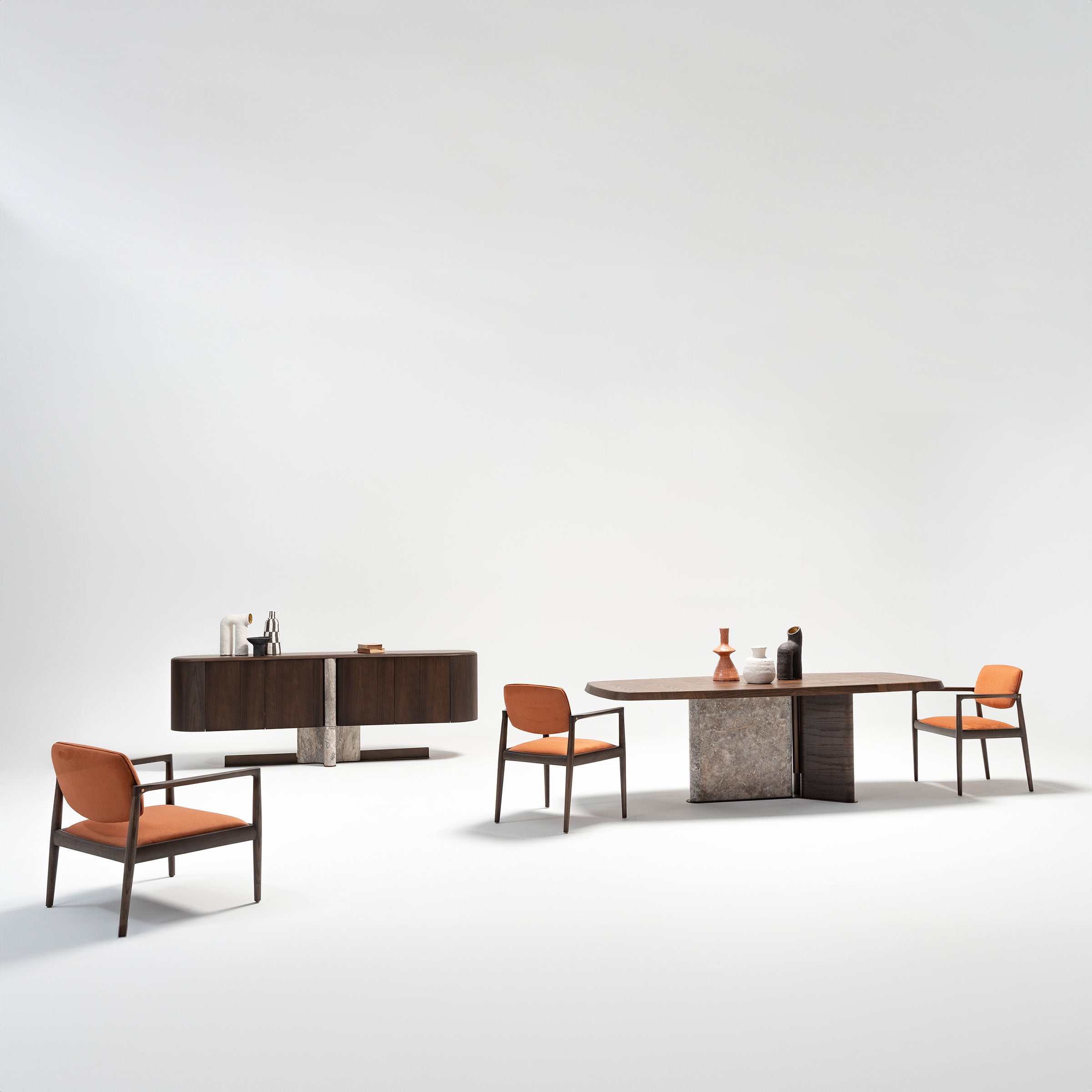 ODEON DINING TABLE 2.78 OD-DT-001 - Dining Tables - ebarza Furniture UAE | Shop Modern Furniture in Abu Dhabi & Dubai - مفروشات ايبازرا في الامارات | تسوق اثاث عصري وديكورات مميزة في دبي وابوظبي