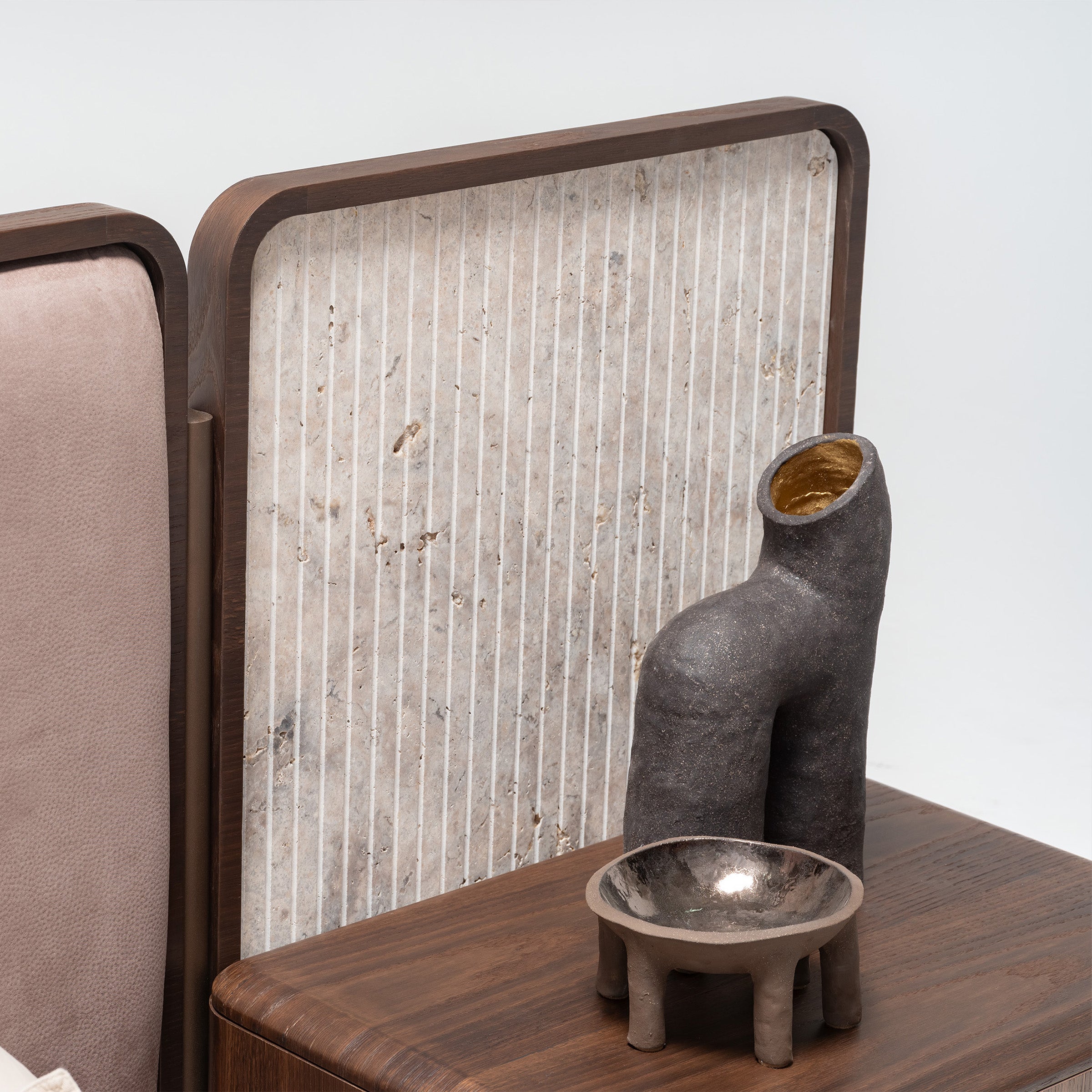 2X ODEON NIGHTSTAND OD-NS-001 - Bed Side Table - ebarza Furniture UAE | Shop Modern Furniture in Abu Dhabi & Dubai - مفروشات ايبازرا في الامارات | تسوق اثاث عصري وديكورات مميزة في دبي وابوظبي