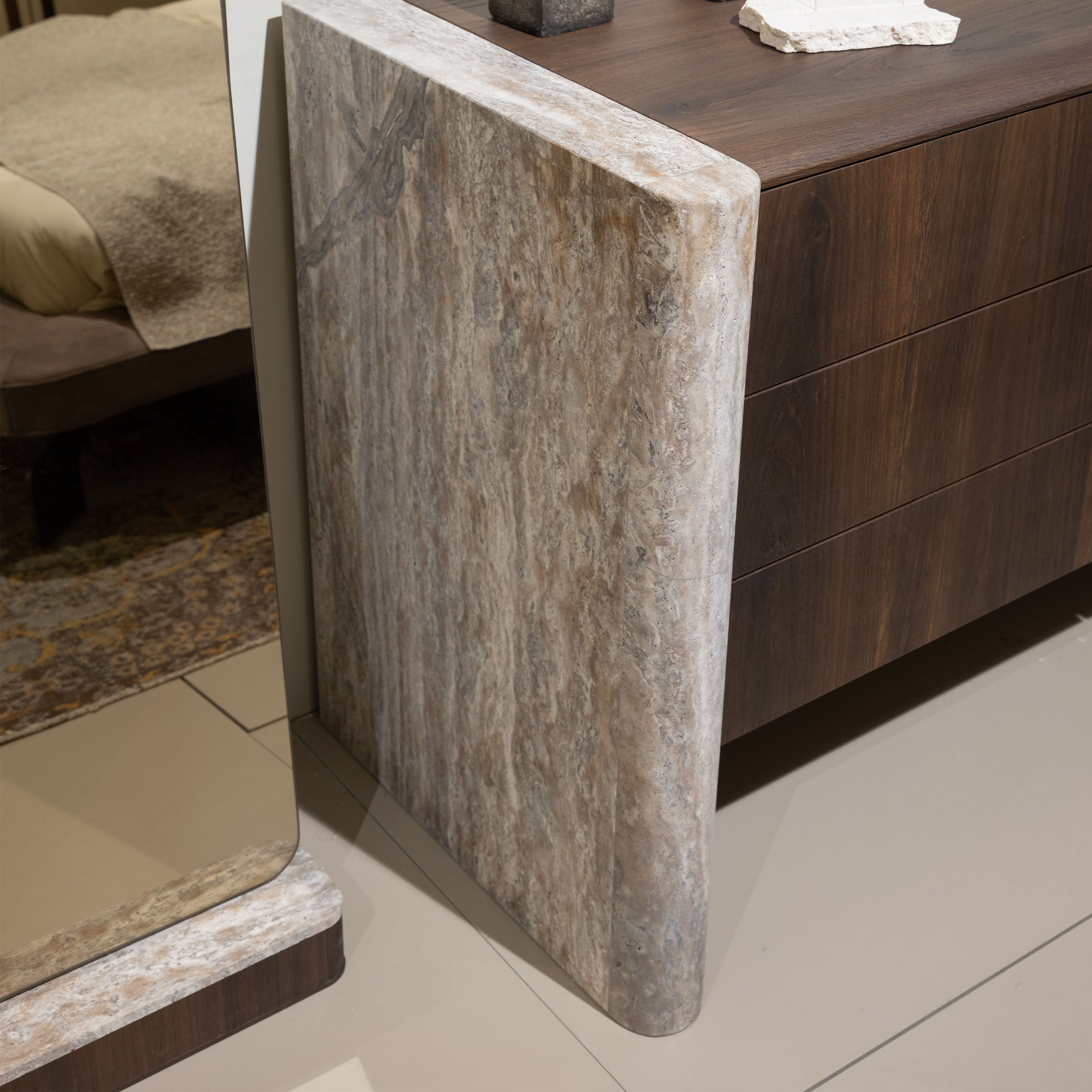 ODEON DRESSER OD-DR-002 - Dressers and Mirrors - ebarza Furniture UAE | Shop Modern Furniture in Abu Dhabi & Dubai - مفروشات ايبازرا في الامارات | تسوق اثاث عصري وديكورات مميزة في دبي وابوظبي