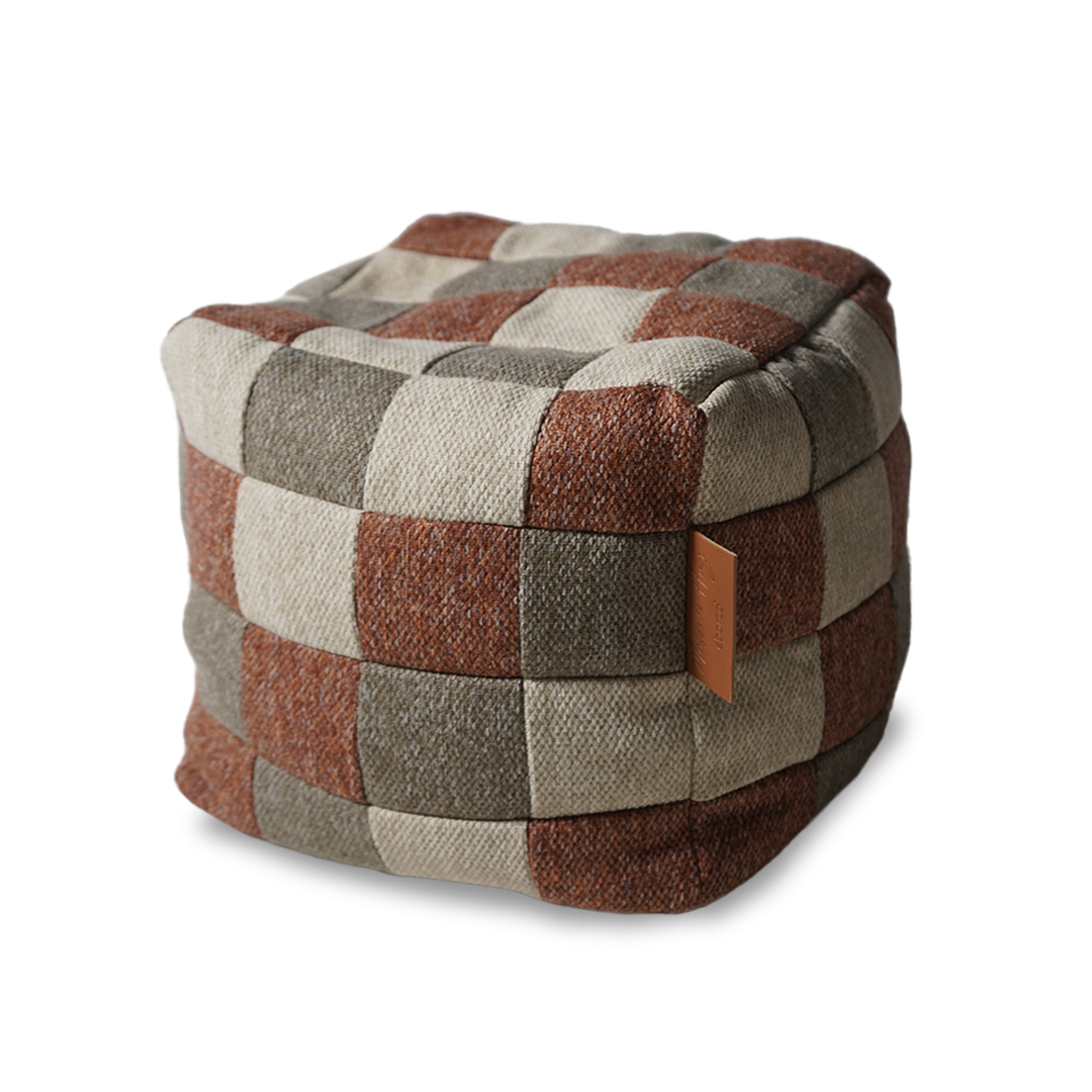 Olefin Pouf Multi Color - 409-BB - Poufs - ebarza Furniture UAE | Shop Modern Furniture in Abu Dhabi & Dubai - مفروشات ايبازرا في الامارات | تسوق اثاث عصري وديكورات مميزة في دبي وابوظبي