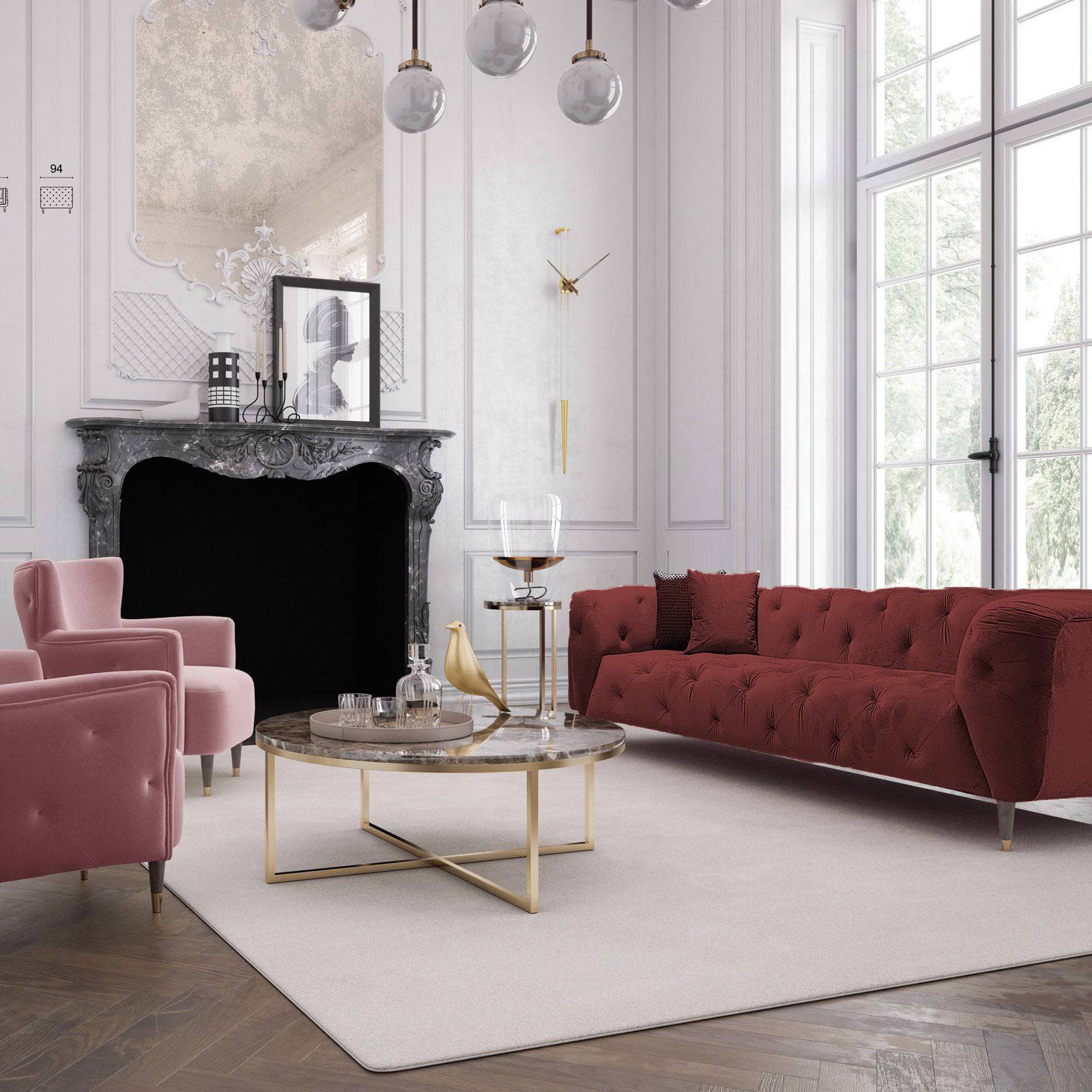 Olympus 3 Seater Sofa Soho Olympus001 - Sofas - ebarza Furniture UAE | Shop Modern Furniture in Abu Dhabi & Dubai - مفروشات ايبازرا في الامارات | تسوق اثاث عصري وديكورات مميزة في دبي وابوظبي