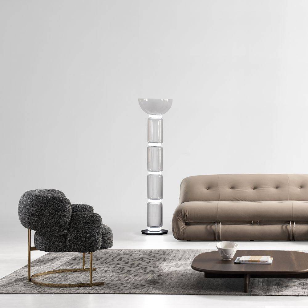 Opera Lounge Chair Lc062-Dark Grey - Lounge Chairs - ebarza Furniture UAE | Shop Modern Furniture in Abu Dhabi & Dubai - مفروشات ايبازرا في الامارات | تسوق اثاث عصري وديكورات مميزة في دبي وابوظبي