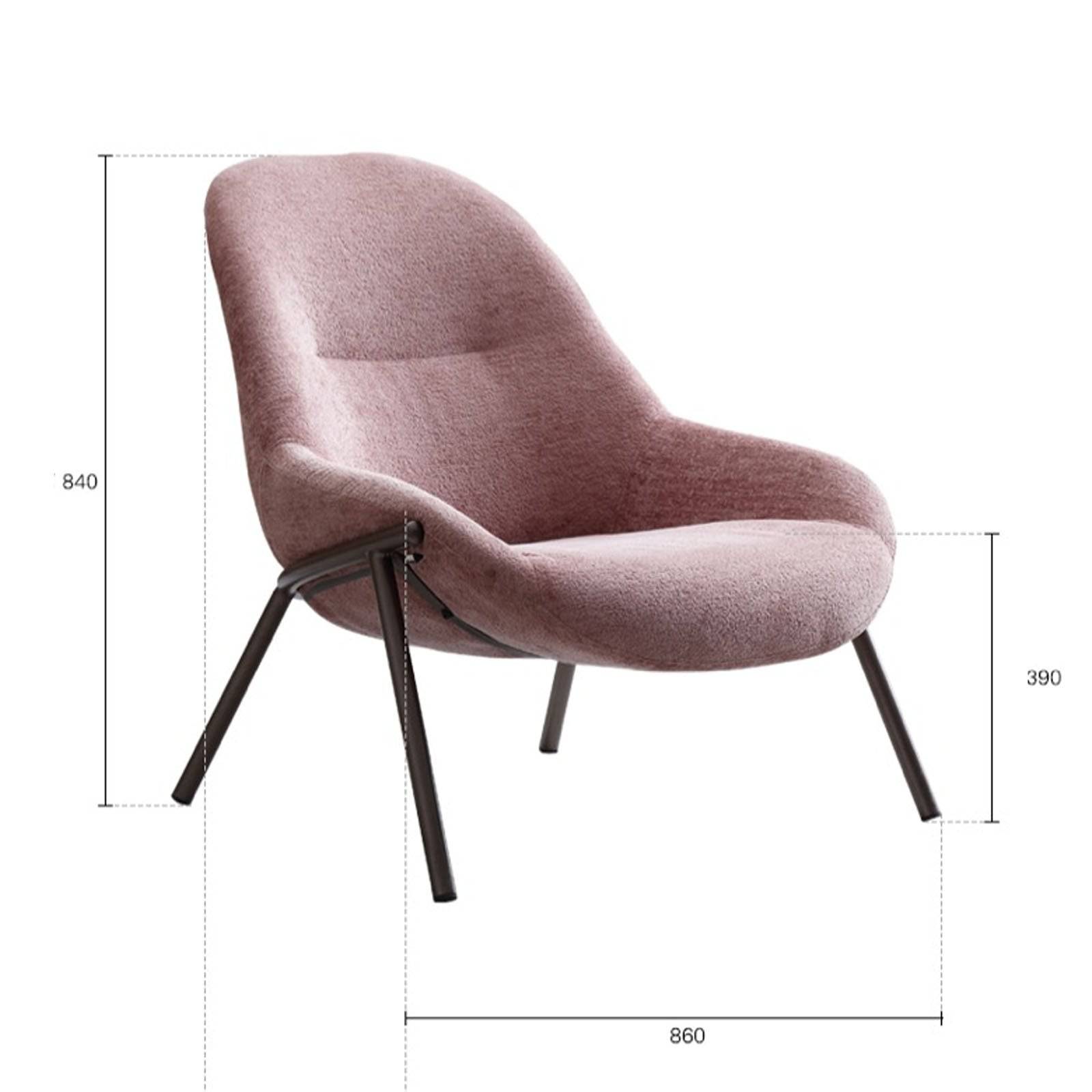 Oslo Lounge Chair Lc037 - Lounge Chairs - ebarza Furniture UAE | Shop Modern Furniture in Abu Dhabi & Dubai - مفروشات ايبازرا في الامارات | تسوق اثاث عصري وديكورات مميزة في دبي وابوظبي