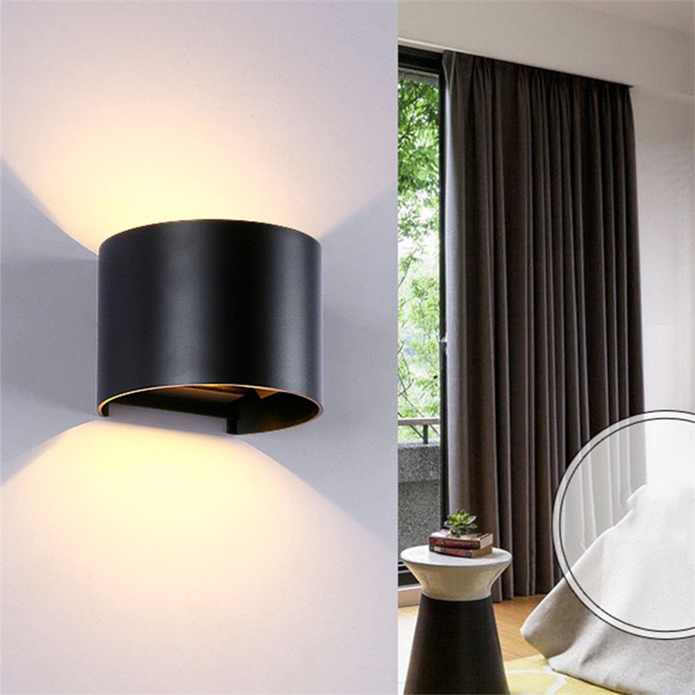 Outdoor LED Wall Light HTD-K-2310 - Outdoor lightings - ebarza Furniture UAE | Shop Modern Furniture in Abu Dhabi & Dubai - مفروشات ايبازرا في الامارات | تسوق اثاث عصري وديكورات مميزة في دبي وابوظبي