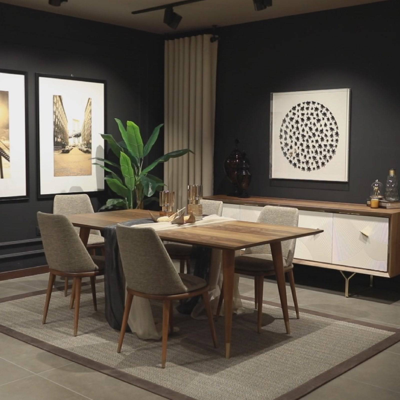 Pena Dining Table Pena-Dinonly - Dining Tables - ebarza Furniture UAE | Shop Modern Furniture in Abu Dhabi & Dubai - مفروشات ايبازرا في الامارات | تسوق اثاث عصري وديكورات مميزة في دبي وابوظبي