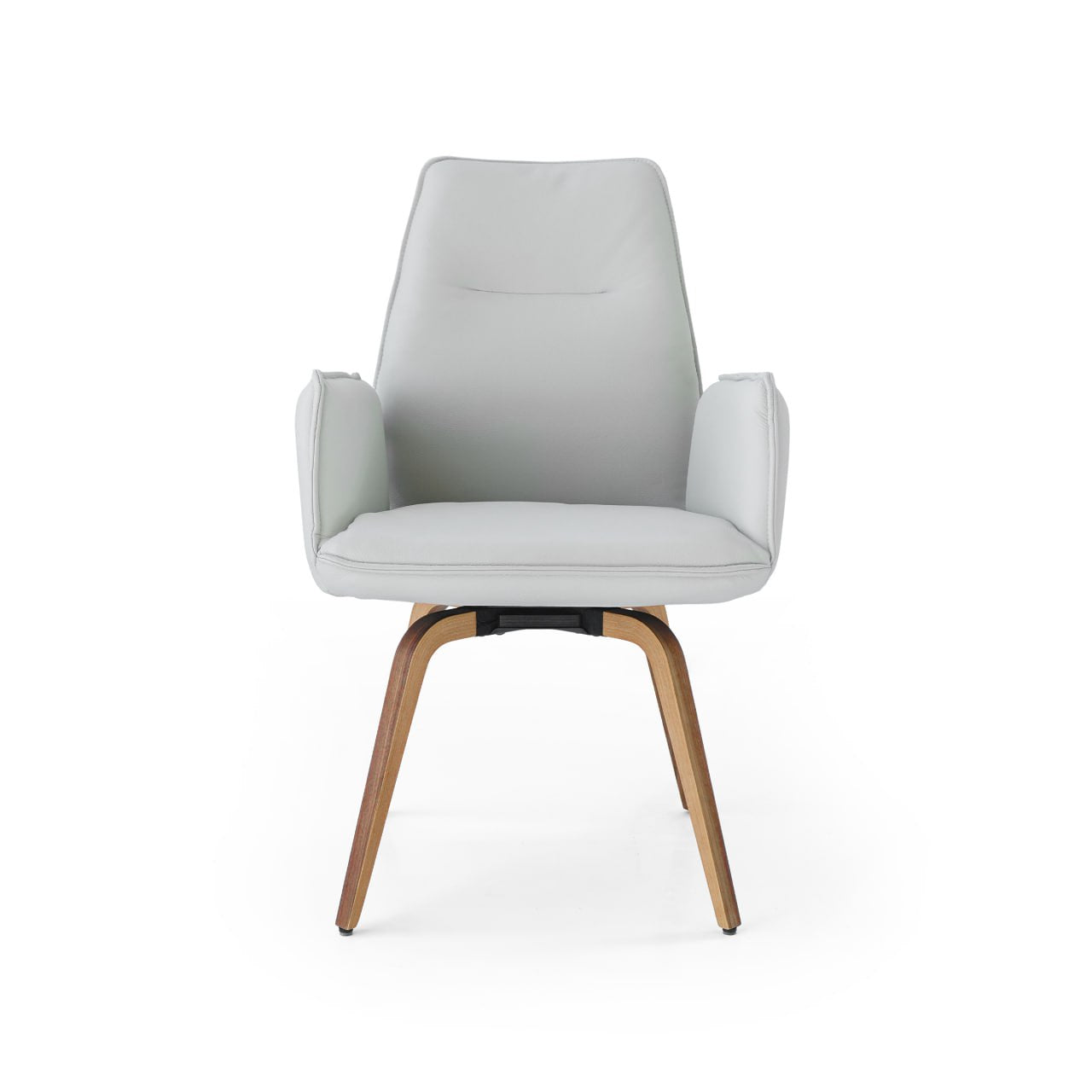 Gray Swivel Dining Chair SL-HJ9082 - Chairs - ebarza Furniture UAE | Shop Modern Furniture in Abu Dhabi & Dubai - مفروشات ايبازرا في الامارات | تسوق اثاث عصري وديكورات مميزة في دبي وابوظبي