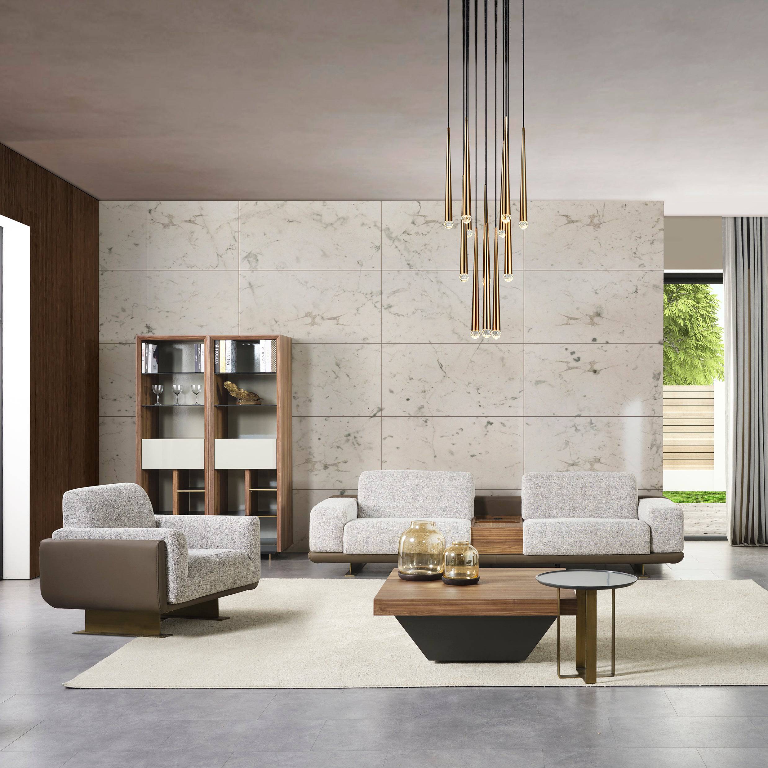 Pietra Kristal Center Table Krstl-Ct - Coffee Tables - ebarza Furniture UAE | Shop Modern Furniture in Abu Dhabi & Dubai - مفروشات ايبازرا في الامارات | تسوق اثاث عصري وديكورات مميزة في دبي وابوظبي