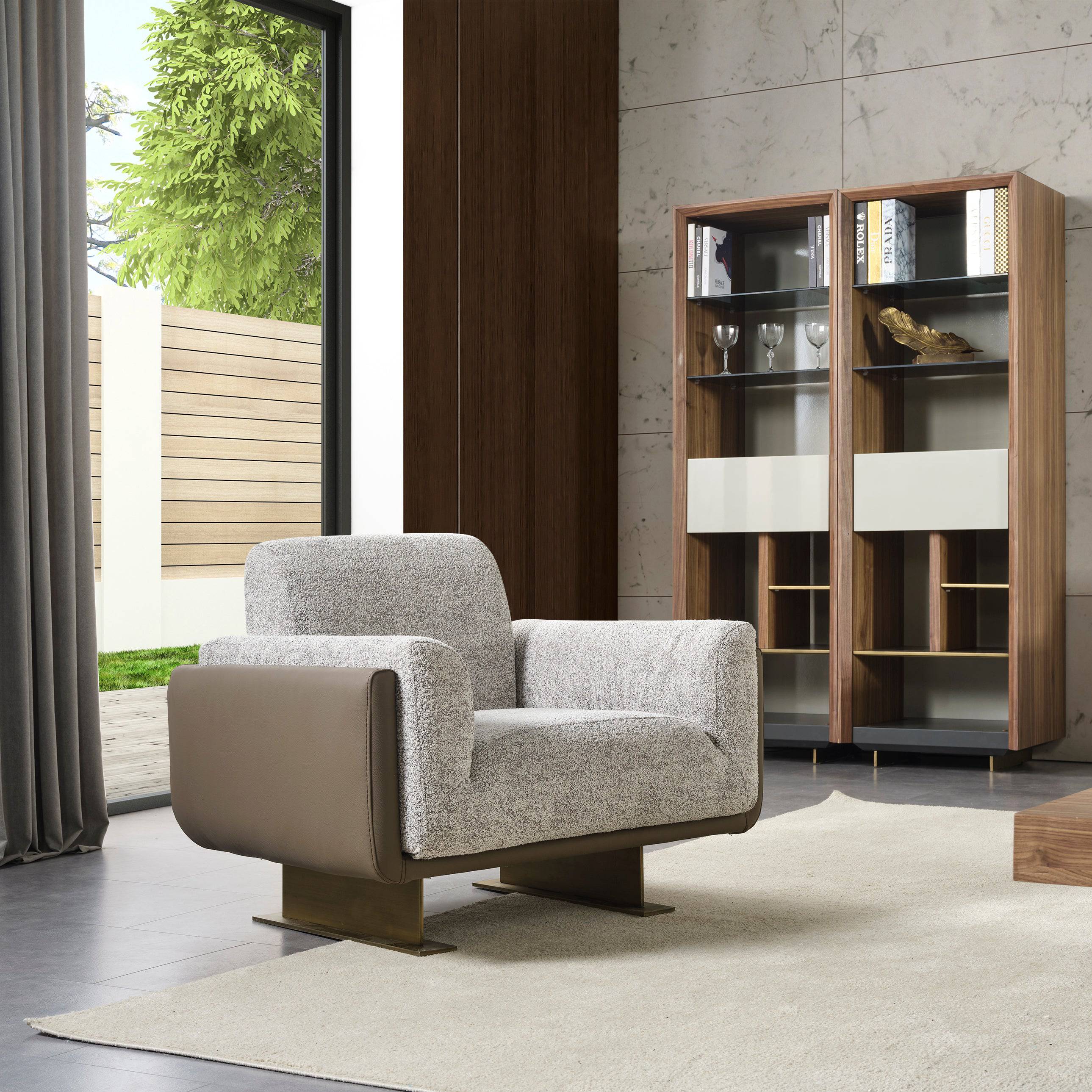 Pietra Kristal Lounge Chair Krstl-LC - Lounge Chairs - ebarza Furniture UAE | Shop Modern Furniture in Abu Dhabi & Dubai - مفروشات ايبازرا في الامارات | تسوق اثاث عصري وديكورات مميزة في دبي وابوظبي