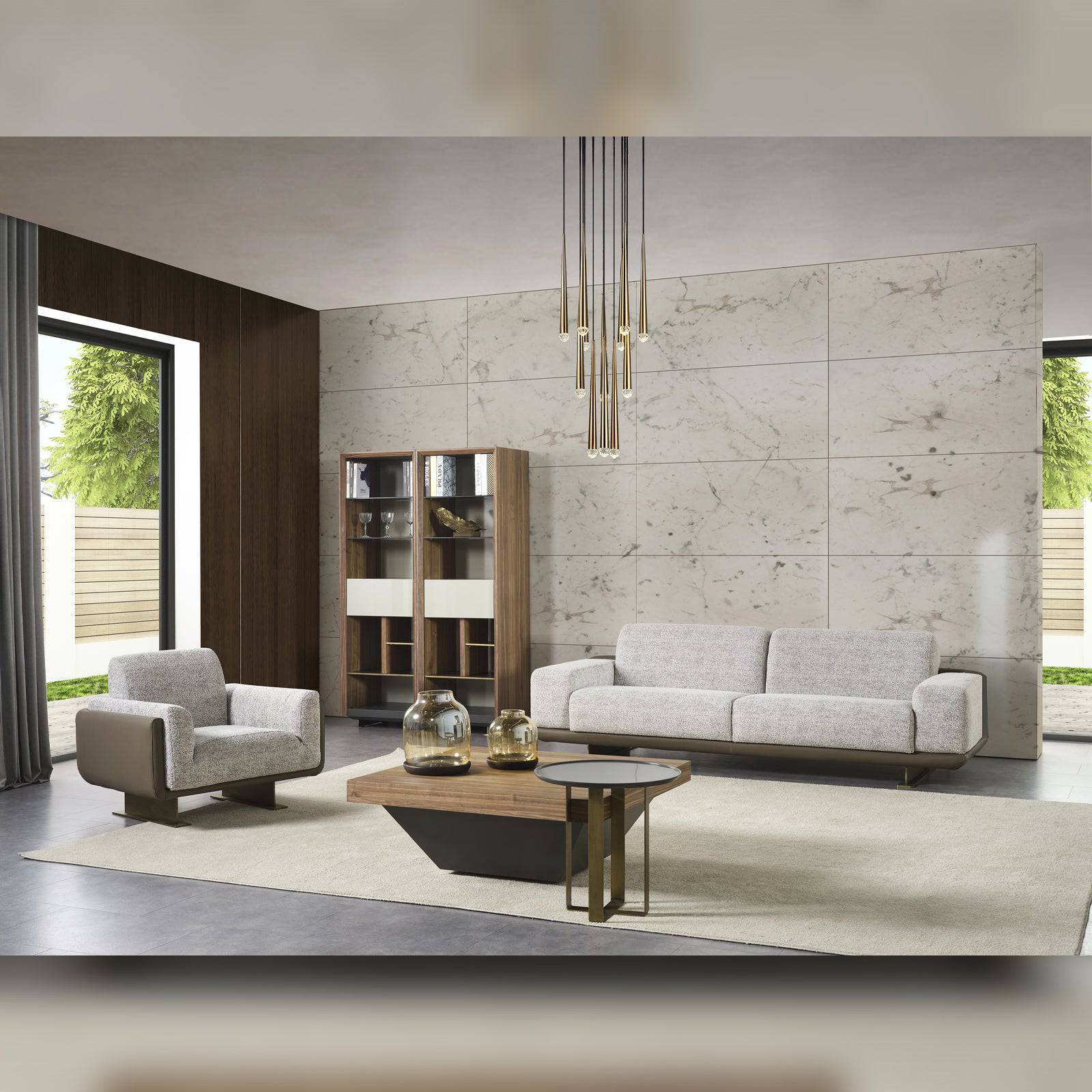 Pietra Kristal Lounge Chair Krstl-LC - Lounge Chairs - ebarza Furniture UAE | Shop Modern Furniture in Abu Dhabi & Dubai - مفروشات ايبازرا في الامارات | تسوق اثاث عصري وديكورات مميزة في دبي وابوظبي