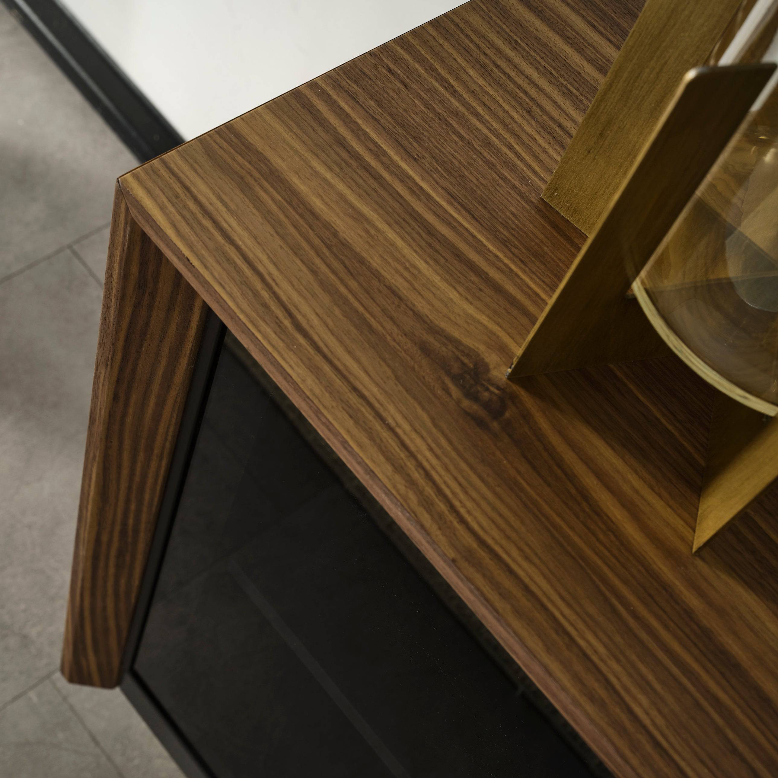 Pietra Kristal Sideboard And Mirror Krstl-Sbcnsl - Sideboards - ebarza Furniture UAE | Shop Modern Furniture in Abu Dhabi & Dubai - مفروشات ايبازرا في الامارات | تسوق اثاث عصري وديكورات مميزة في دبي وابوظبي