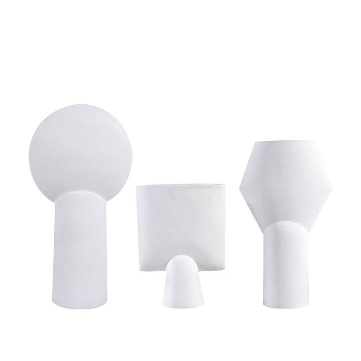 Pillar Vase -Black A Fa-D21023A - Home Decor Figurines - ebarza Furniture UAE | Shop Modern Furniture in Abu Dhabi & Dubai - مفروشات ايبازرا في الامارات | تسوق اثاث عصري وديكورات مميزة في دبي وابوظبي