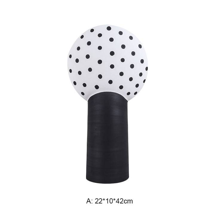 Pillar Vase -Black A Fa-D21023A - Home Decor Figurines - ebarza Furniture UAE | Shop Modern Furniture in Abu Dhabi & Dubai - مفروشات ايبازرا في الامارات | تسوق اثاث عصري وديكورات مميزة في دبي وابوظبي