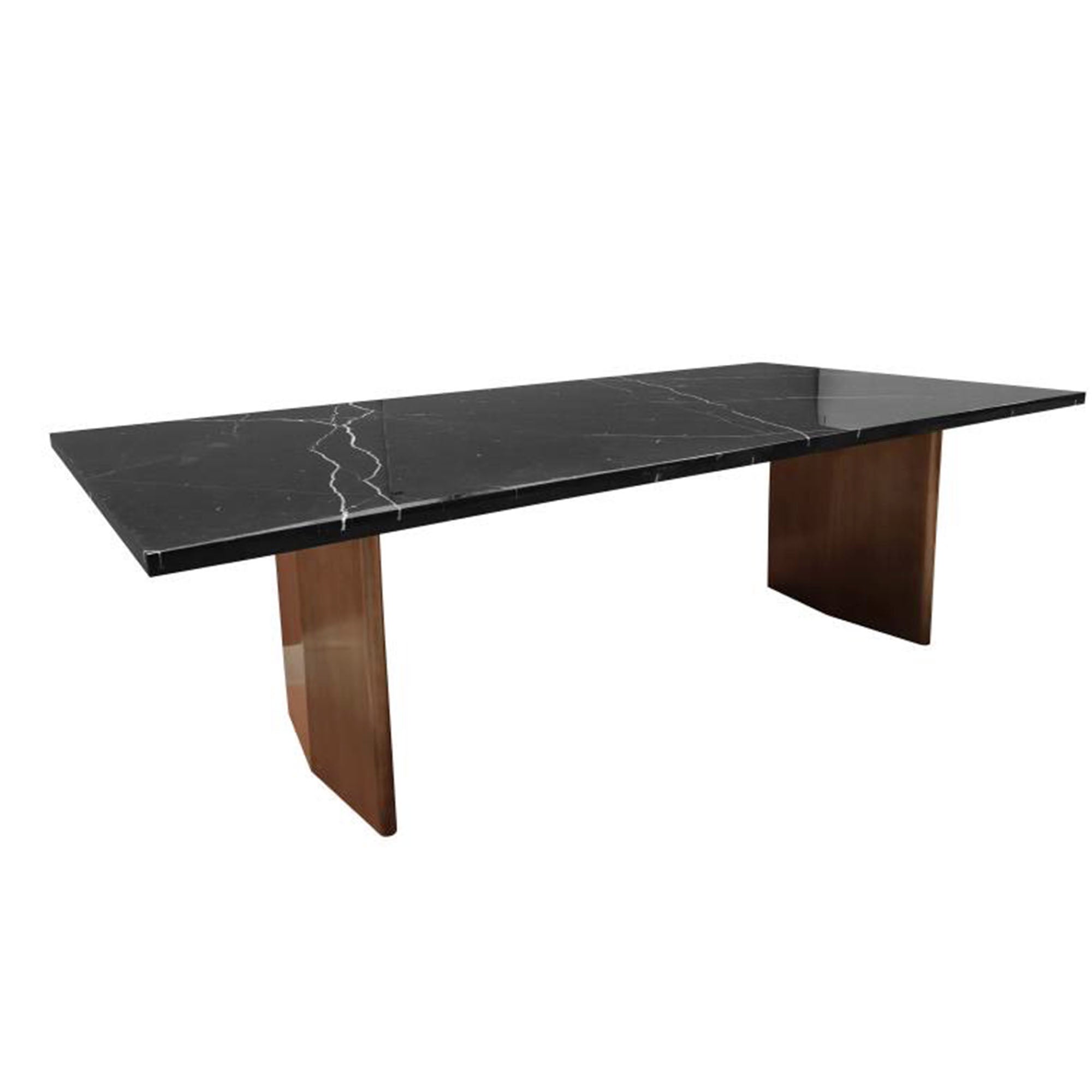 Porvoo Natural Marble Dining Table Dt01-Rg - Dining Tables - ebarza Furniture UAE | Shop Modern Furniture in Abu Dhabi & Dubai - مفروشات ايبازرا في الامارات | تسوق اثاث عصري وديكورات مميزة في دبي وابوظبي