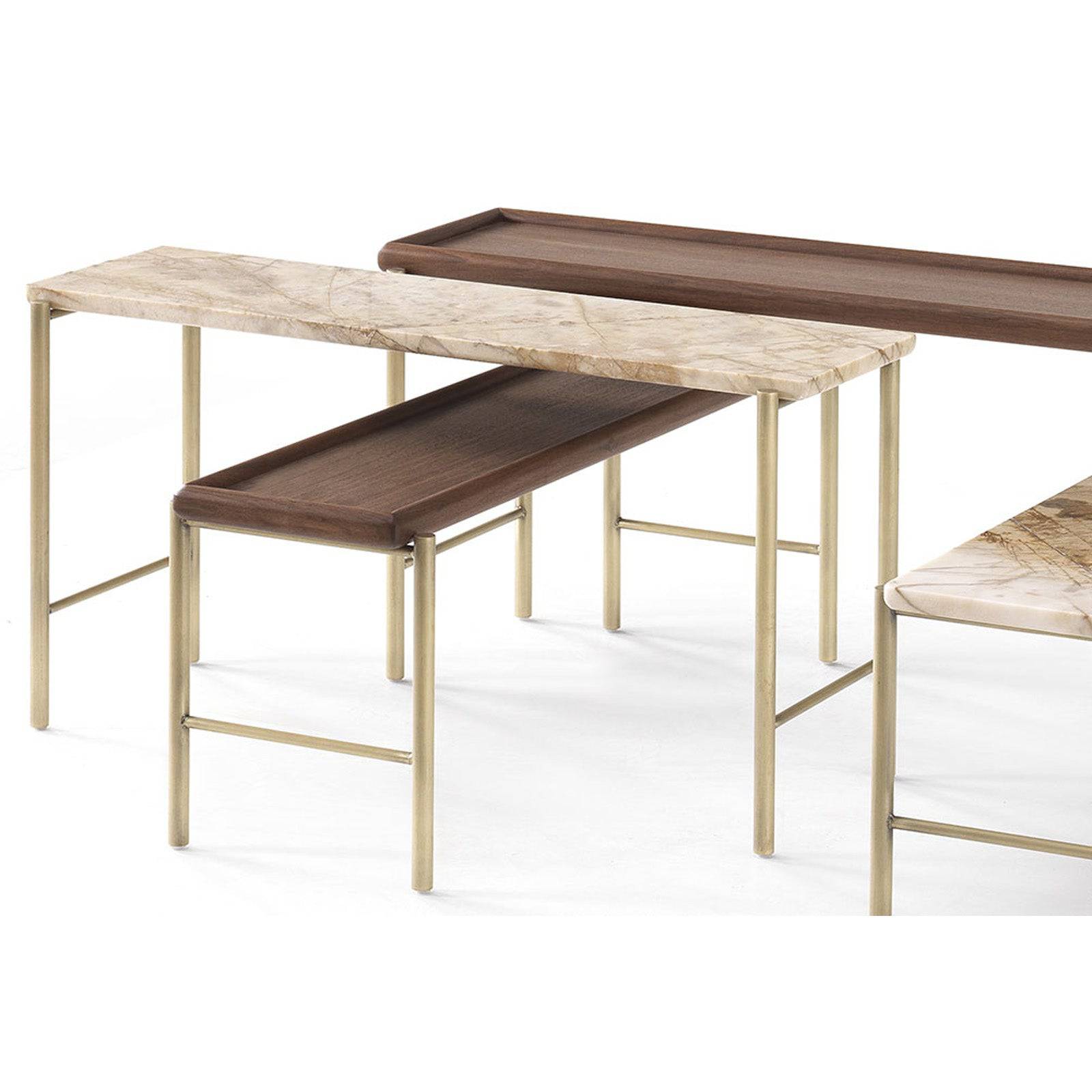 Prizma Center Table With Marble And Wood Top Prizma-Center - Coffee Tables - ebarza Furniture UAE | Shop Modern Furniture in Abu Dhabi & Dubai - مفروشات ايبازرا في الامارات | تسوق اثاث عصري وديكورات مميزة في دبي وابوظبي