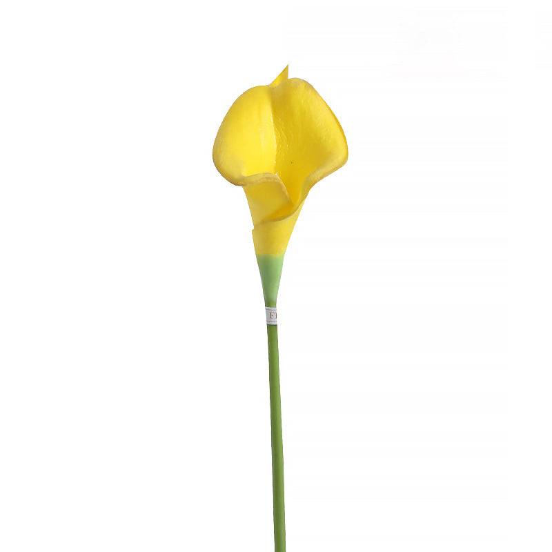 Real Touch Pu Callas, Yellow Fl-Jh175 - Plants - ebarza Furniture UAE | Shop Modern Furniture in Abu Dhabi & Dubai - مفروشات ايبازرا في الامارات | تسوق اثاث عصري وديكورات مميزة في دبي وابوظبي