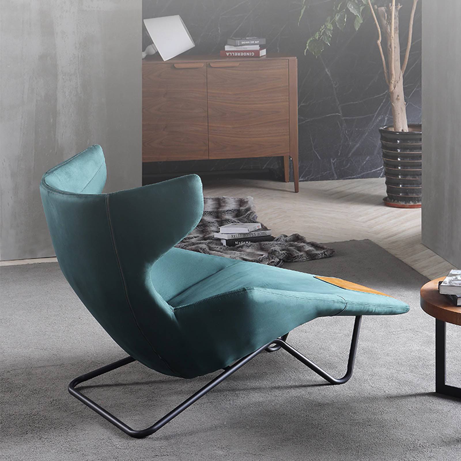 Relax Lounge Chair LC035-G - Lounge Chairs - ebarza Furniture UAE | Shop Modern Furniture in Abu Dhabi & Dubai - مفروشات ايبازرا في الامارات | تسوق اثاث عصري وديكورات مميزة في دبي وابوظبي