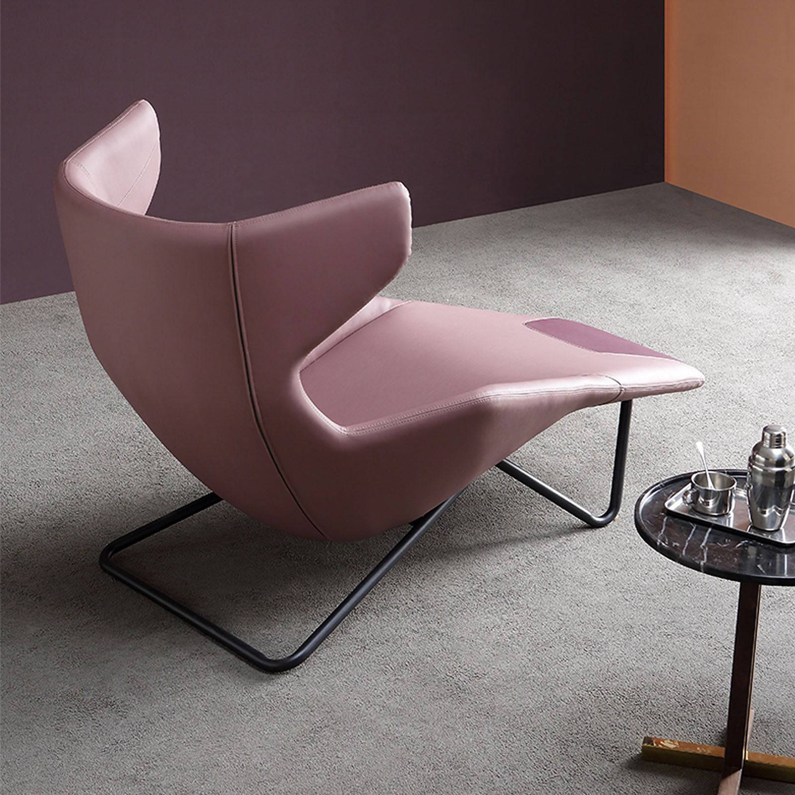 Relax Lounge Chair Lc035-P - Lounge Chairs - ebarza Furniture UAE | Shop Modern Furniture in Abu Dhabi & Dubai - مفروشات ايبازرا في الامارات | تسوق اثاث عصري وديكورات مميزة في دبي وابوظبي