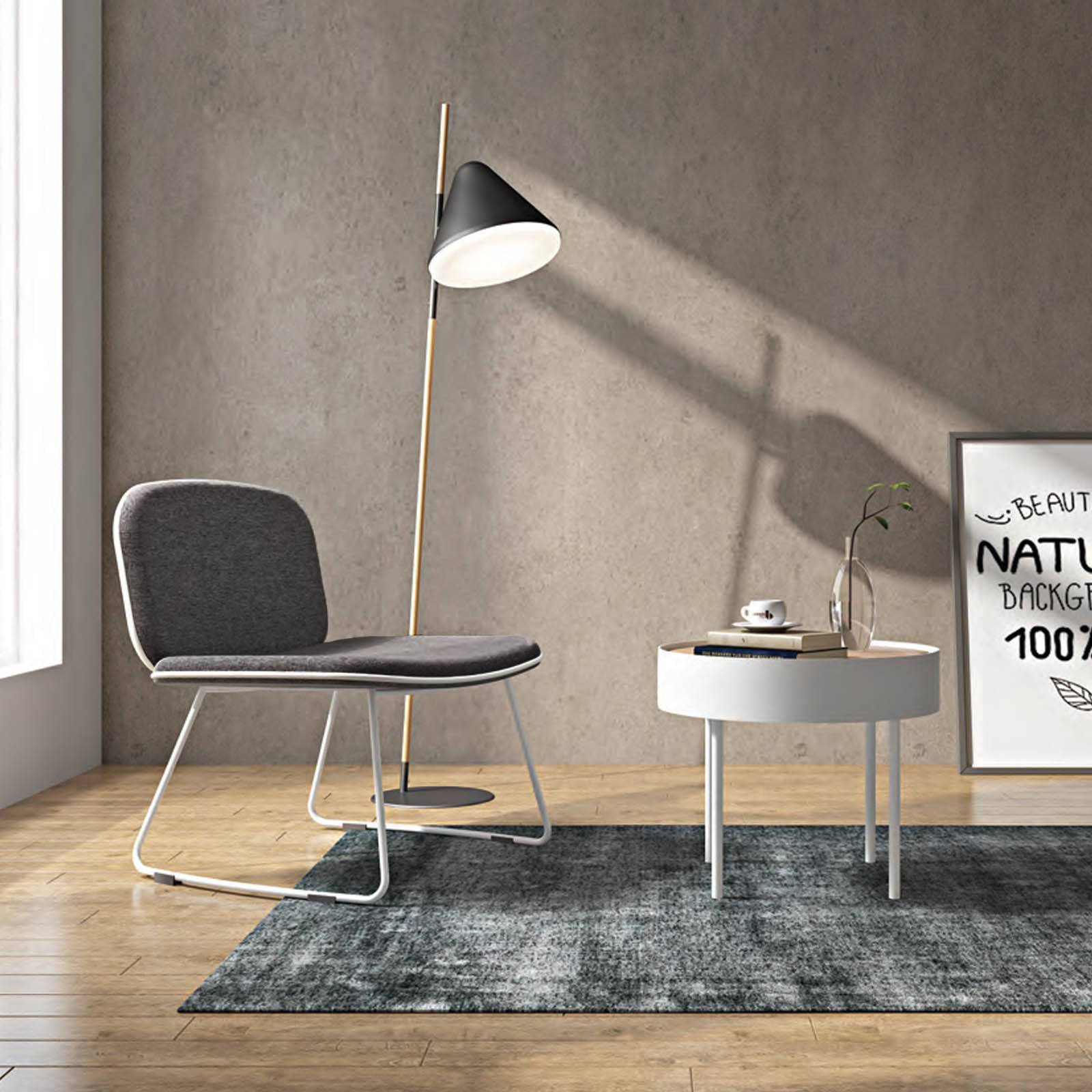 Retro Chair/Lounge Chair Sf-088 - Lounge Chairs - ebarza Furniture UAE | Shop Modern Furniture in Abu Dhabi & Dubai - مفروشات ايبازرا في الامارات | تسوق اثاث عصري وديكورات مميزة في دبي وابوظبي