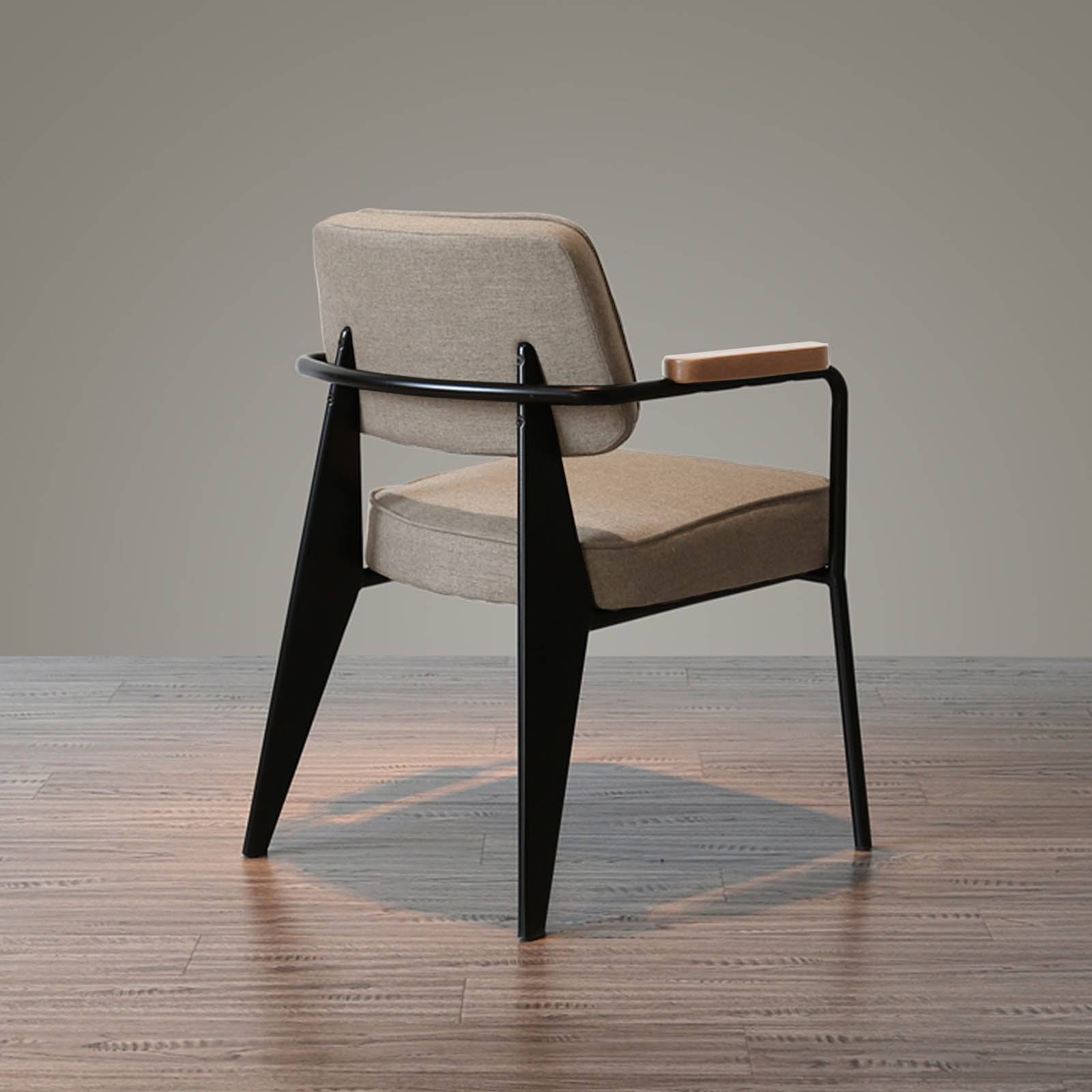 Retro Dining Chair Ws-005Vc-Bn - Chairs - ebarza Furniture UAE | Shop Modern Furniture in Abu Dhabi & Dubai - مفروشات ايبازرا في الامارات | تسوق اثاث عصري وديكورات مميزة في دبي وابوظبي