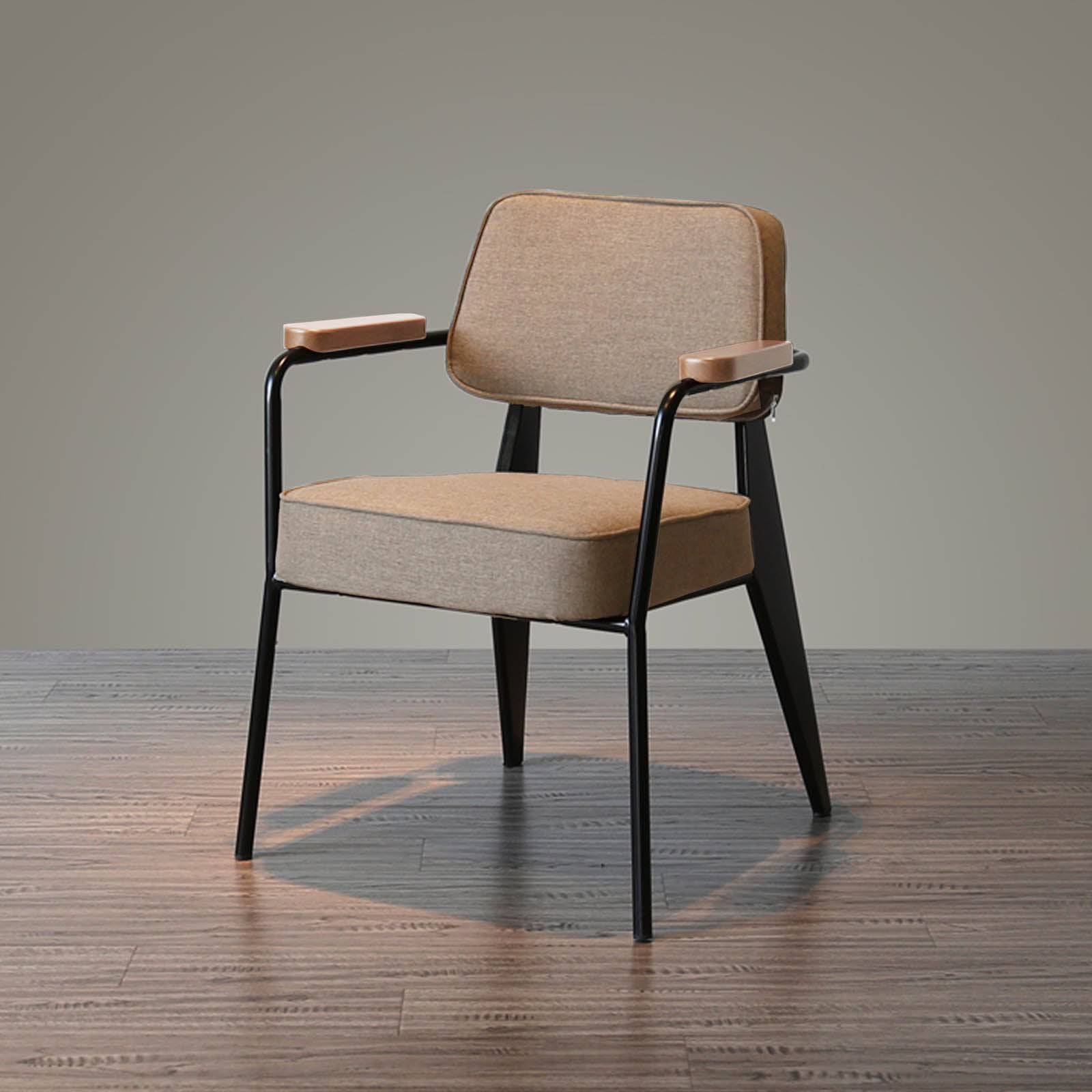 Retro Dining Chair Ws-005Vc-Bn - Chairs - ebarza Furniture UAE | Shop Modern Furniture in Abu Dhabi & Dubai - مفروشات ايبازرا في الامارات | تسوق اثاث عصري وديكورات مميزة في دبي وابوظبي