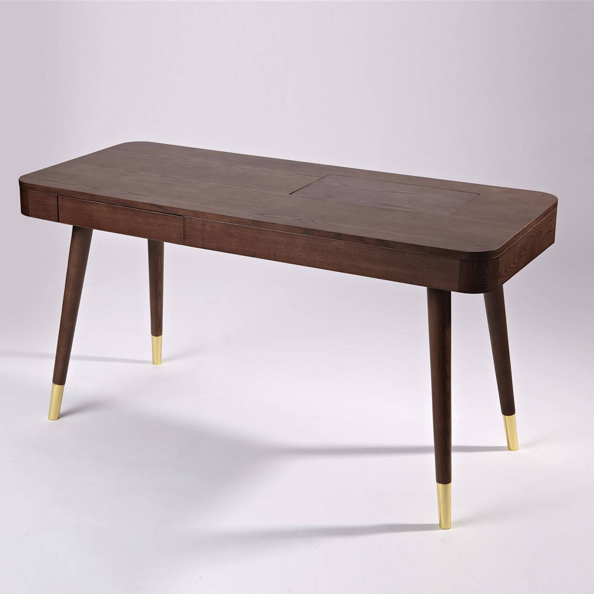 Ringsted Desk 140 Cm Smz16220B-W - Office Desks - ebarza Furniture UAE | Shop Modern Furniture in Abu Dhabi & Dubai - مفروشات ايبازرا في الامارات | تسوق اثاث عصري وديكورات مميزة في دبي وابوظبي