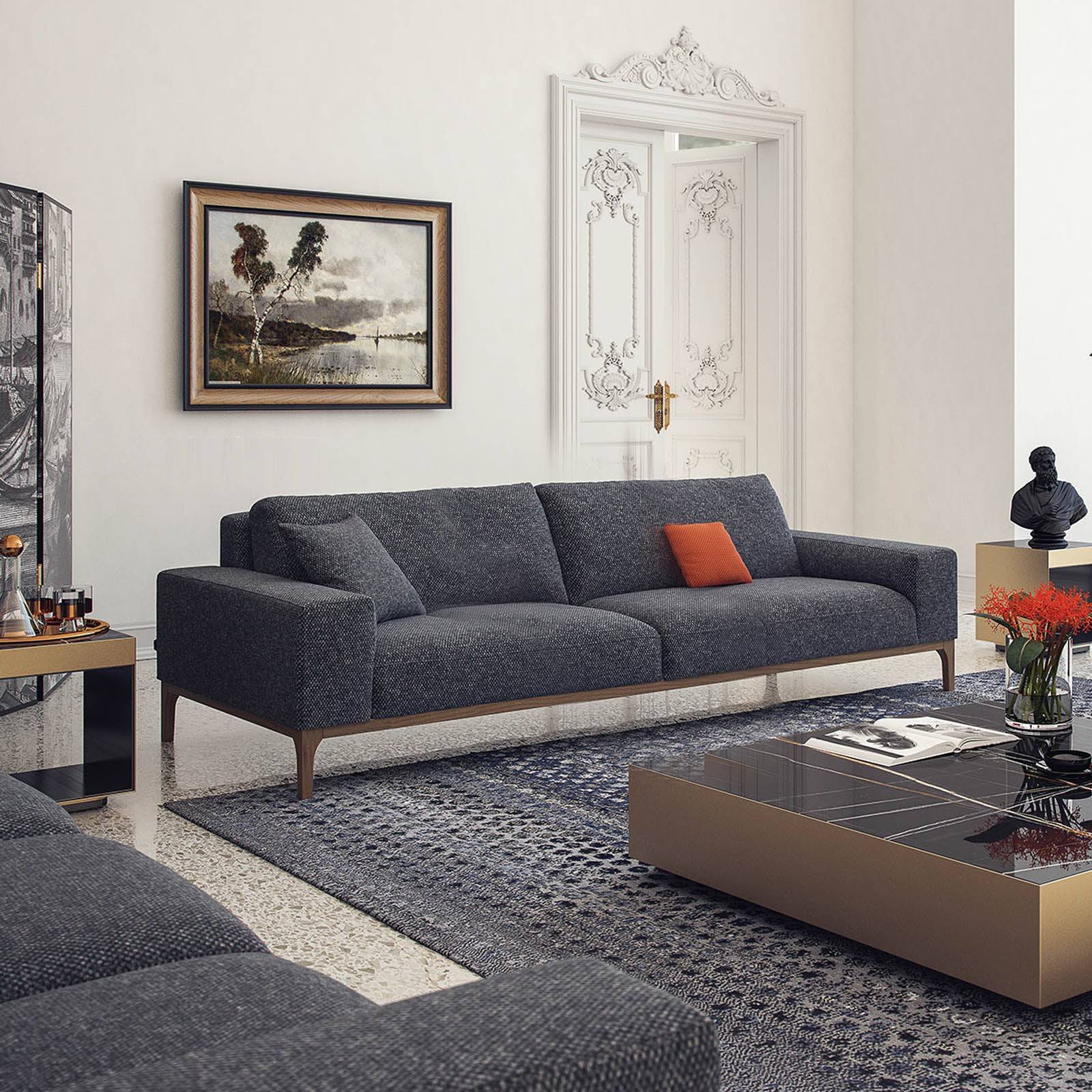 Secrete 3 Seater Sofa Cosmic-B48 - Sofas - ebarza Furniture UAE | Shop Modern Furniture in Abu Dhabi & Dubai - مفروشات ايبازرا في الامارات | تسوق اثاث عصري وديكورات مميزة في دبي وابوظبي