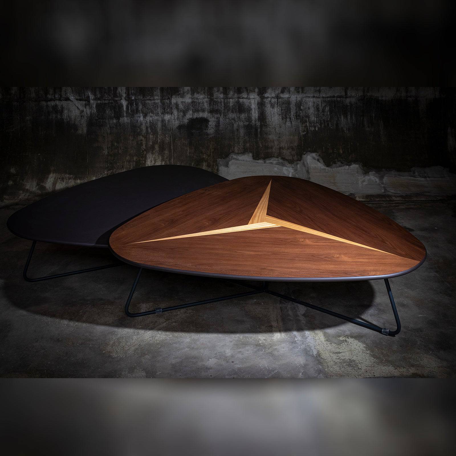 Set Of 2 Bumrang Center Table Bumr-Veneer - Side Tables - ebarza Furniture UAE | Shop Modern Furniture in Abu Dhabi & Dubai - مفروشات ايبازرا في الامارات | تسوق اثاث عصري وديكورات مميزة في دبي وابوظبي