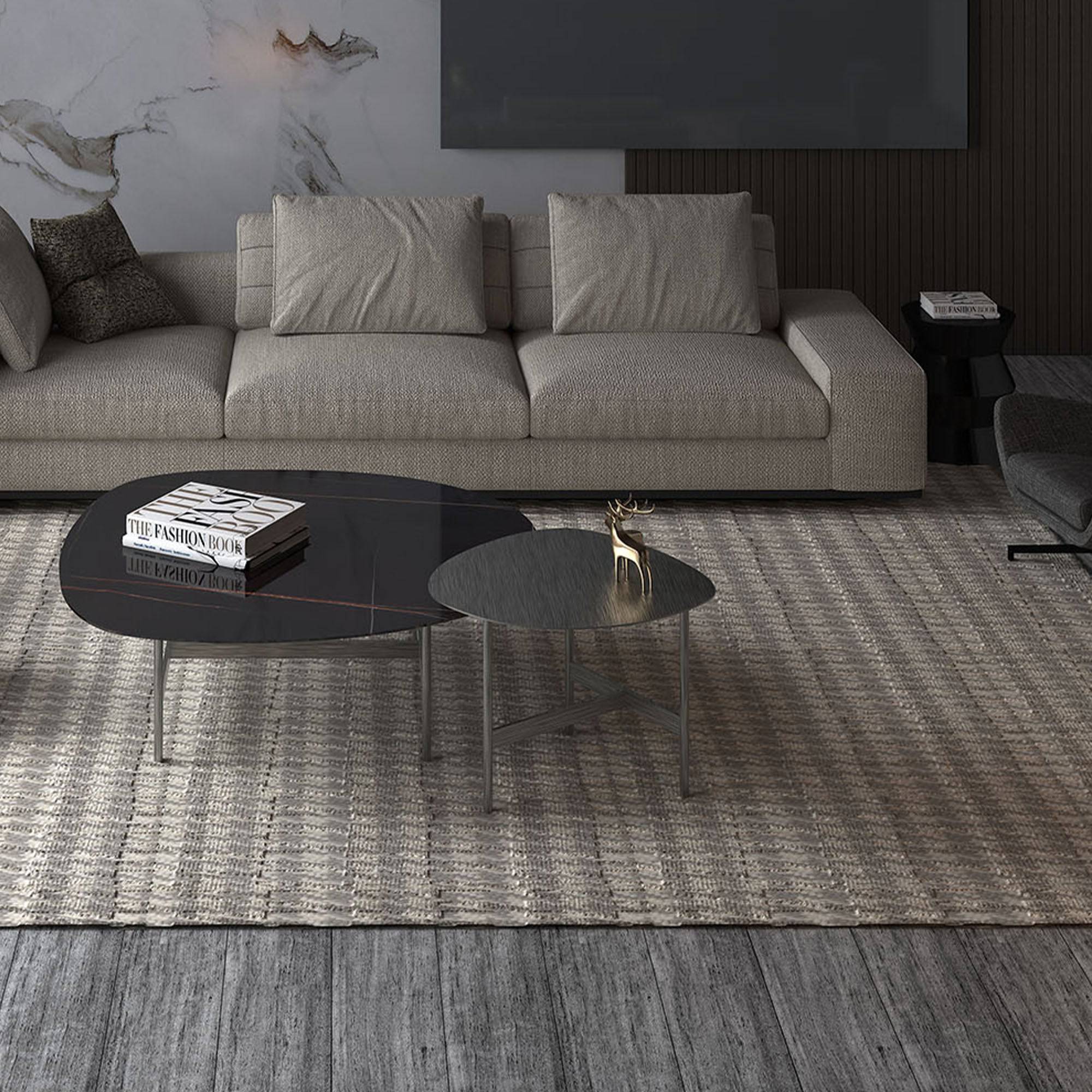 Display Item - Set Of 2 Rome Table 408Ct+StYAS - DISPLAY ITEM - ebarza Furniture UAE | Shop Modern Furniture in Abu Dhabi & Dubai - مفروشات ايبازرا في الامارات | تسوق اثاث عصري وديكورات مميزة في دبي وابوظبي