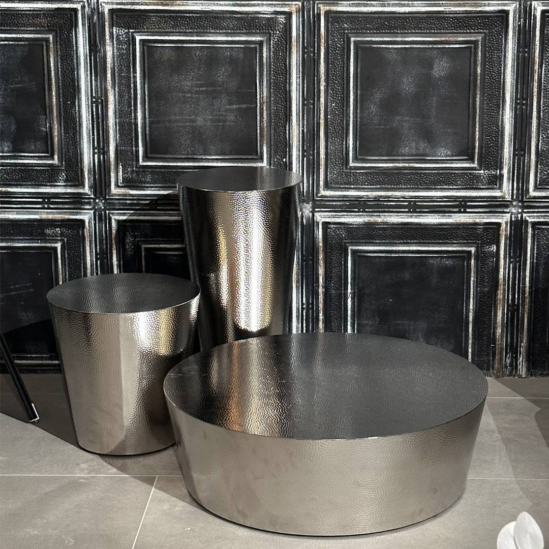 Set Of 3 Chrome Center Table Tg-Ct26 - Coffee Tables - ebarza Furniture UAE | Shop Modern Furniture in Abu Dhabi & Dubai - مفروشات ايبازرا في الامارات | تسوق اثاث عصري وديكورات مميزة في دبي وابوظبي