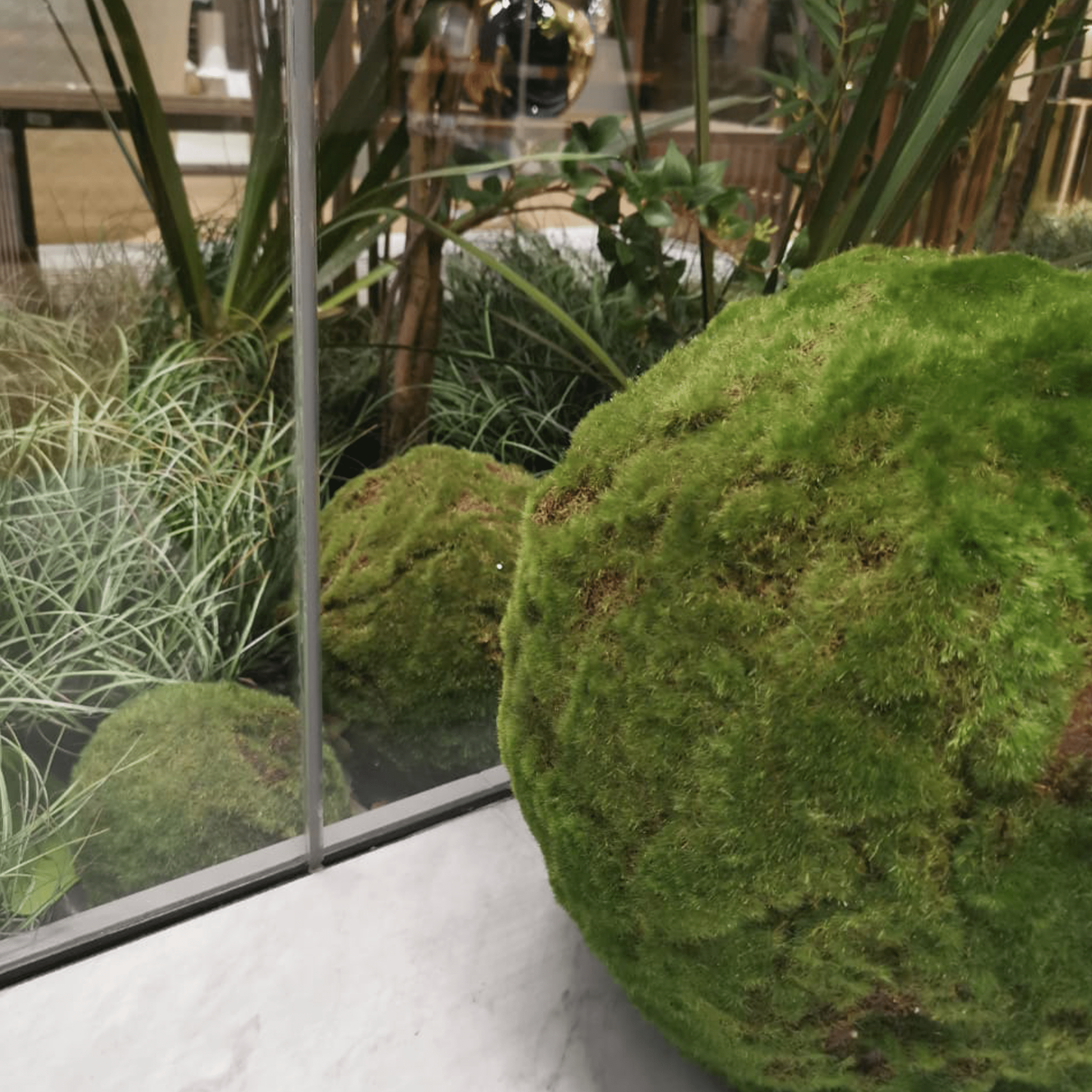 Set Of 3 Handmade Decorative Artificial Plant N37820-C004-Gr - Plants - ebarza Furniture UAE | Shop Modern Furniture in Abu Dhabi & Dubai - مفروشات ايبازرا في الامارات | تسوق اثاث عصري وديكورات مميزة في دبي وابوظبي