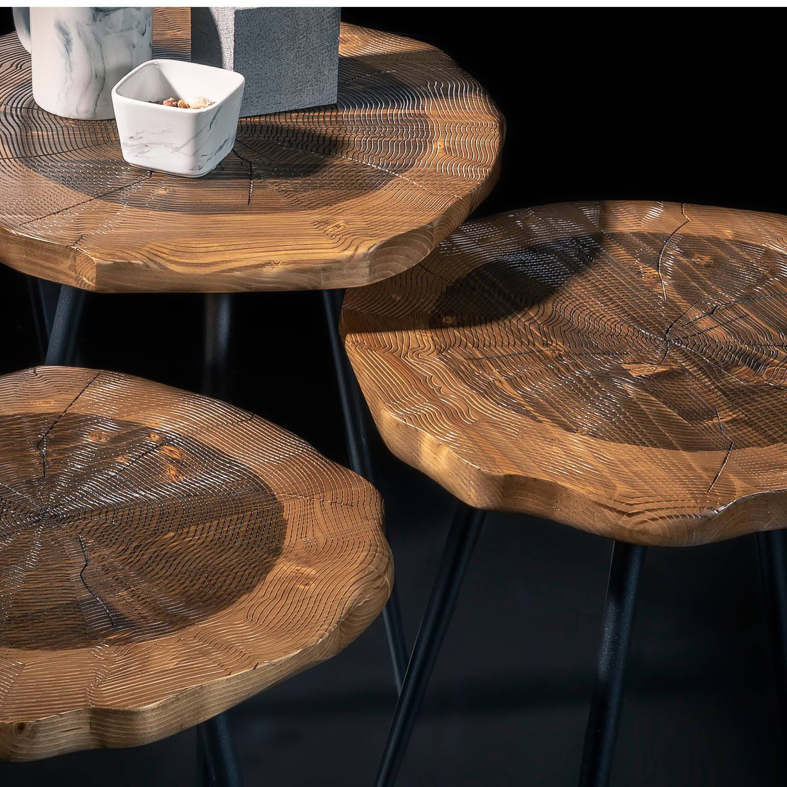 Set Of 3 Harley Service Tables - Side Tables - ebarza Furniture UAE | Shop Modern Furniture in Abu Dhabi & Dubai - مفروشات ايبازرا في الامارات | تسوق اثاث عصري وديكورات مميزة في دبي وابوظبي