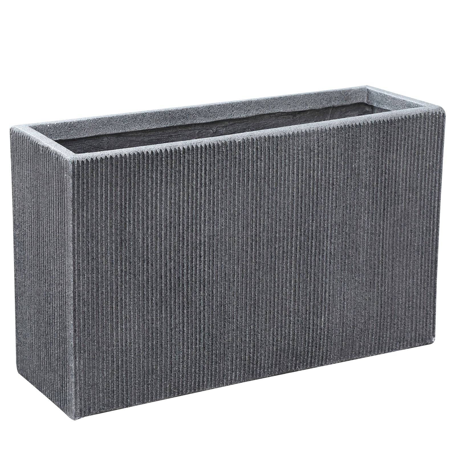Set Of 3 Outdoor/Indoor Fiberglass Concrete Planter Box Xk-8302D+E+F - Planter Boxes - ebarza Furniture UAE | Shop Modern Furniture in Abu Dhabi & Dubai - مفروشات ايبازرا في الامارات | تسوق اثاث عصري وديكورات مميزة في دبي وابوظبي
