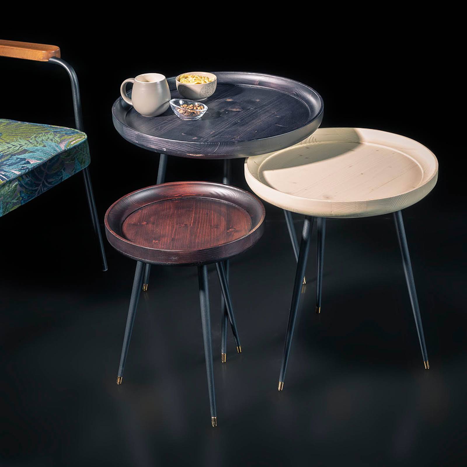 Set Of 3 Spring Service Tables - Side Tables - ebarza Furniture UAE | Shop Modern Furniture in Abu Dhabi & Dubai - مفروشات ايبازرا في الامارات | تسوق اثاث عصري وديكورات مميزة في دبي وابوظبي