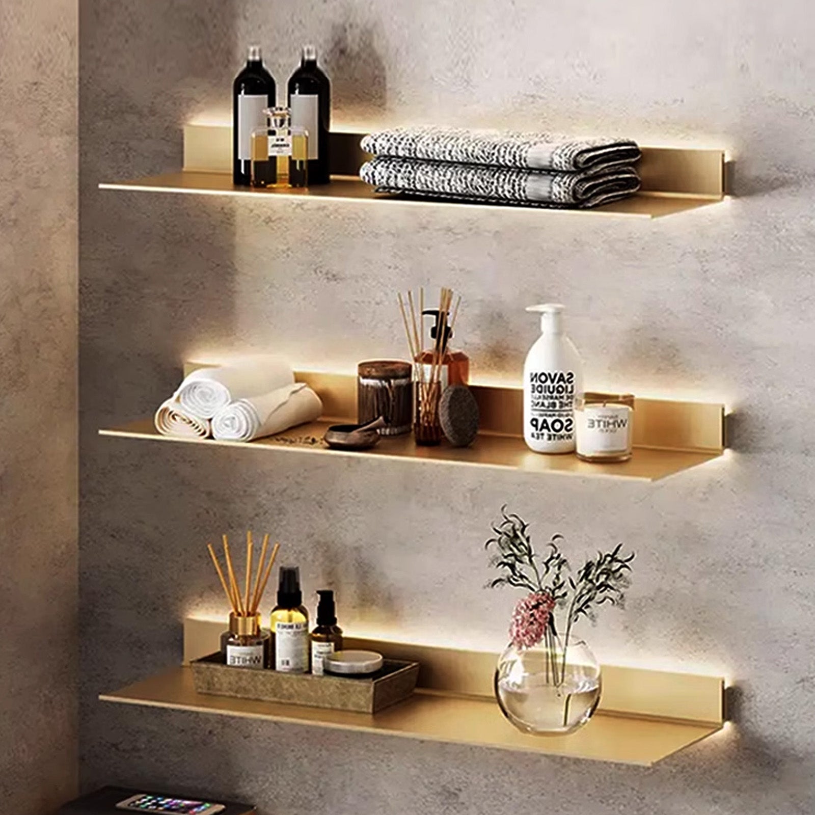 LED Aluminum Panel Light CH4-LT048-1.5cm-Brush Bronze Gold-With Plug-4000K - Wall Lamps - ebarza Furniture UAE | Shop Modern Furniture in Abu Dhabi & Dubai - مفروشات ايبازرا في الامارات | تسوق اثاث عصري وديكورات مميزة في دبي وابوظبي