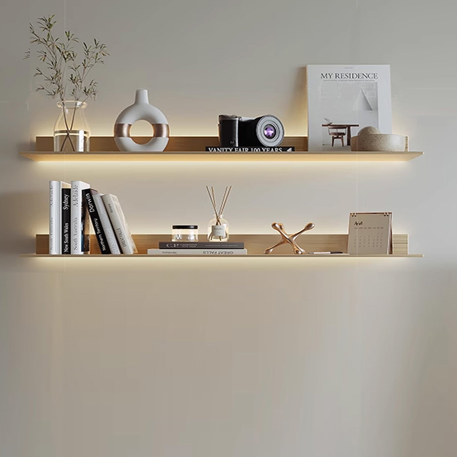 LED Aluminum Panel Light CH4-LT048-1.5cm-Brush Bronze Gold-With Plug-4000K - Wall Lamps - ebarza Furniture UAE | Shop Modern Furniture in Abu Dhabi & Dubai - مفروشات ايبازرا في الامارات | تسوق اثاث عصري وديكورات مميزة في دبي وابوظبي