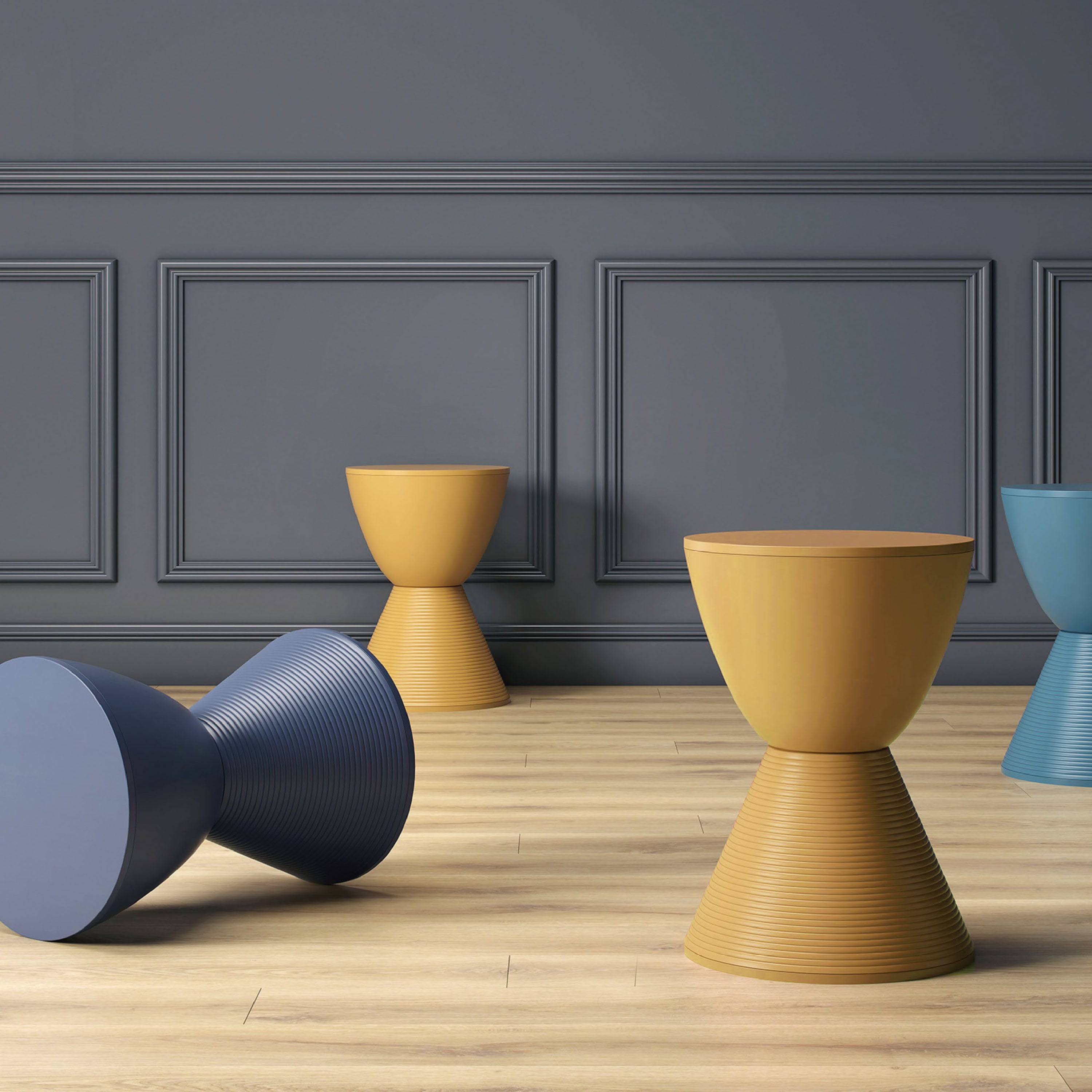 Side Table Or Stool Pc-051-Ginger - Side Tables - ebarza Furniture UAE | Shop Modern Furniture in Abu Dhabi & Dubai - مفروشات ايبازرا في الامارات | تسوق اثاث عصري وديكورات مميزة في دبي وابوظبي