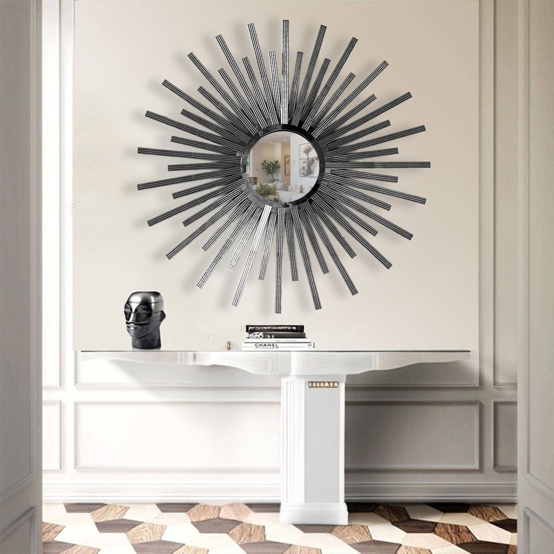 Silver Moon Handcrafted Stainless Steel Artwork Bg2020046 - Artwork - ebarza Furniture UAE | Shop Modern Furniture in Abu Dhabi & Dubai - مفروشات ايبازرا في الامارات | تسوق اثاث عصري وديكورات مميزة في دبي وابوظبي