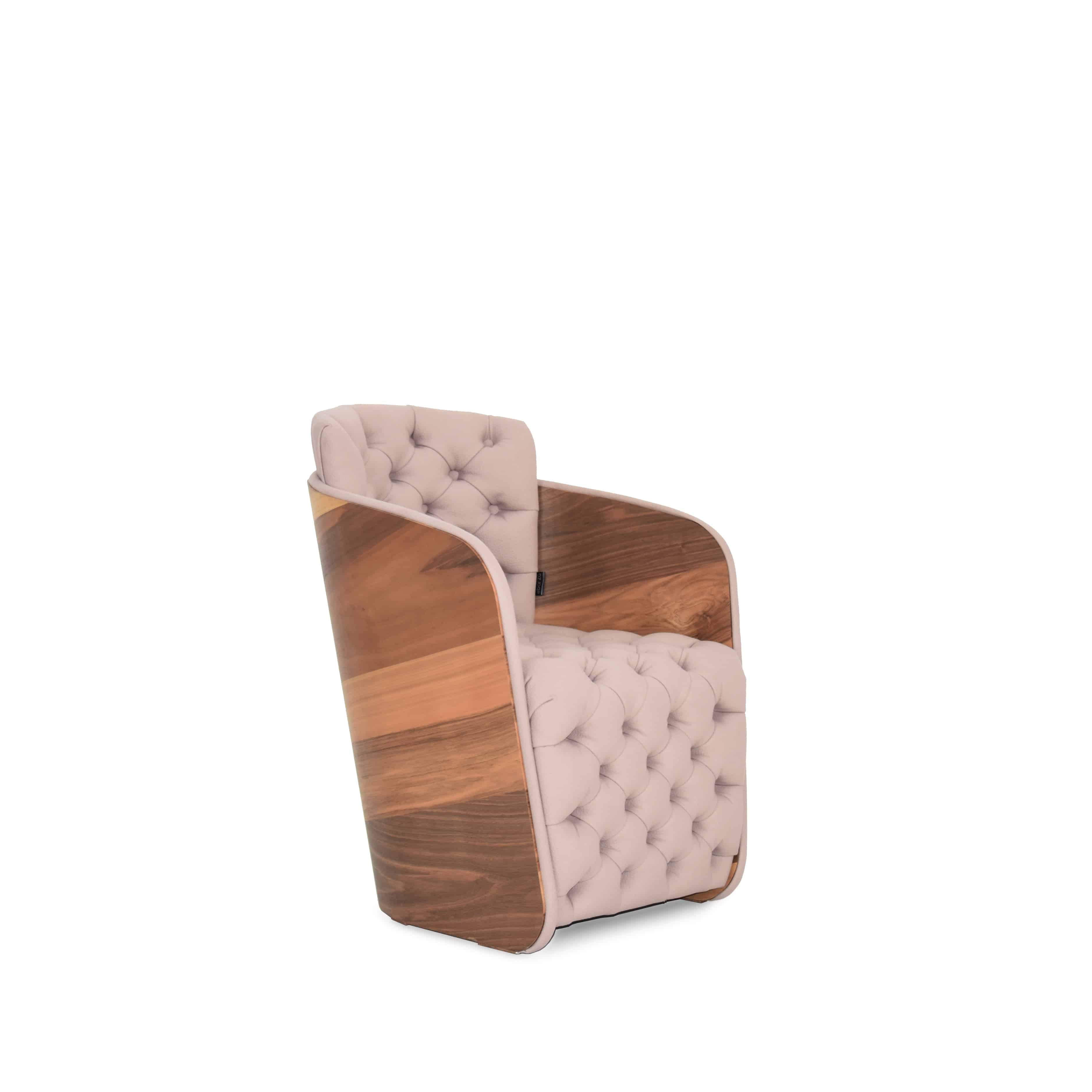 Sir Armchair Sir-Small-Beige - Armchairs - ebarza Furniture UAE | Shop Modern Furniture in Abu Dhabi & Dubai - مفروشات ايبازرا في الامارات | تسوق اثاث عصري وديكورات مميزة في دبي وابوظبي