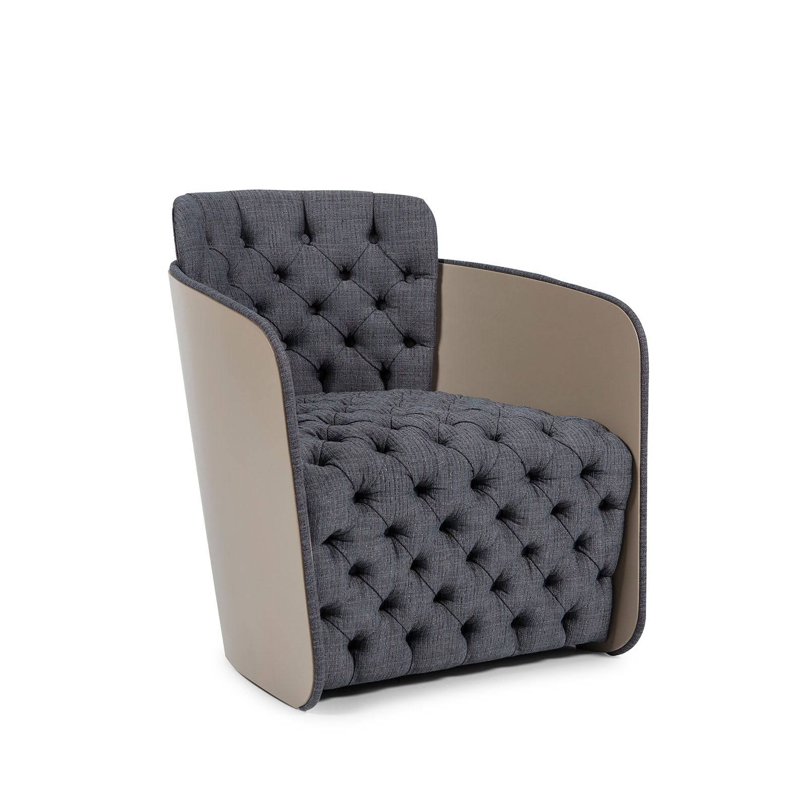 Sir Lounge Chair Sir-Big-Grey - Lounge Chairs - ebarza Furniture UAE | Shop Modern Furniture in Abu Dhabi & Dubai - مفروشات ايبازرا في الامارات | تسوق اثاث عصري وديكورات مميزة في دبي وابوظبي