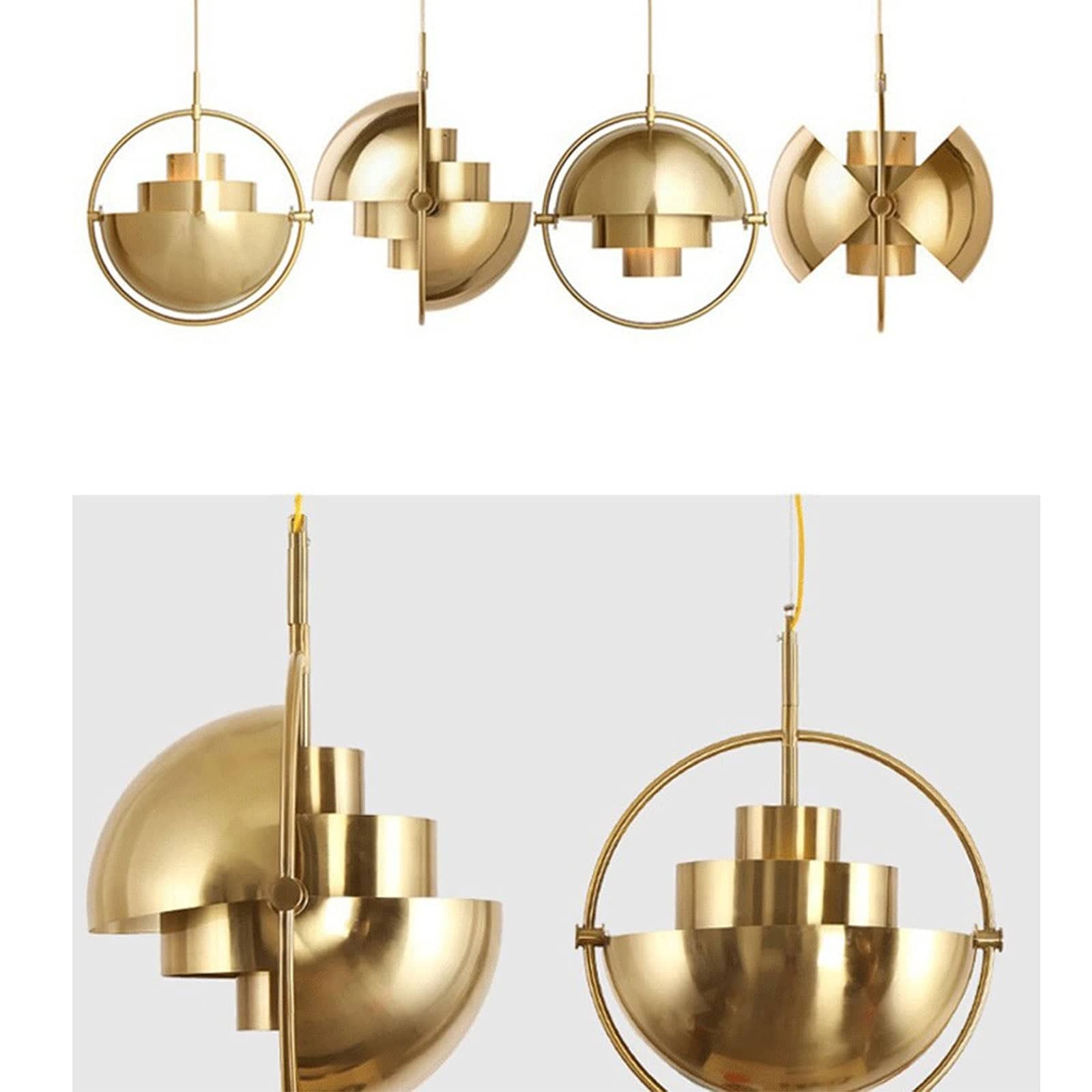 Skara Pendant Lamp Cy-New-032-G - Pendant Lamps - ebarza Furniture UAE | Shop Modern Furniture in Abu Dhabi & Dubai - مفروشات ايبازرا في الامارات | تسوق اثاث عصري وديكورات مميزة في دبي وابوظبي