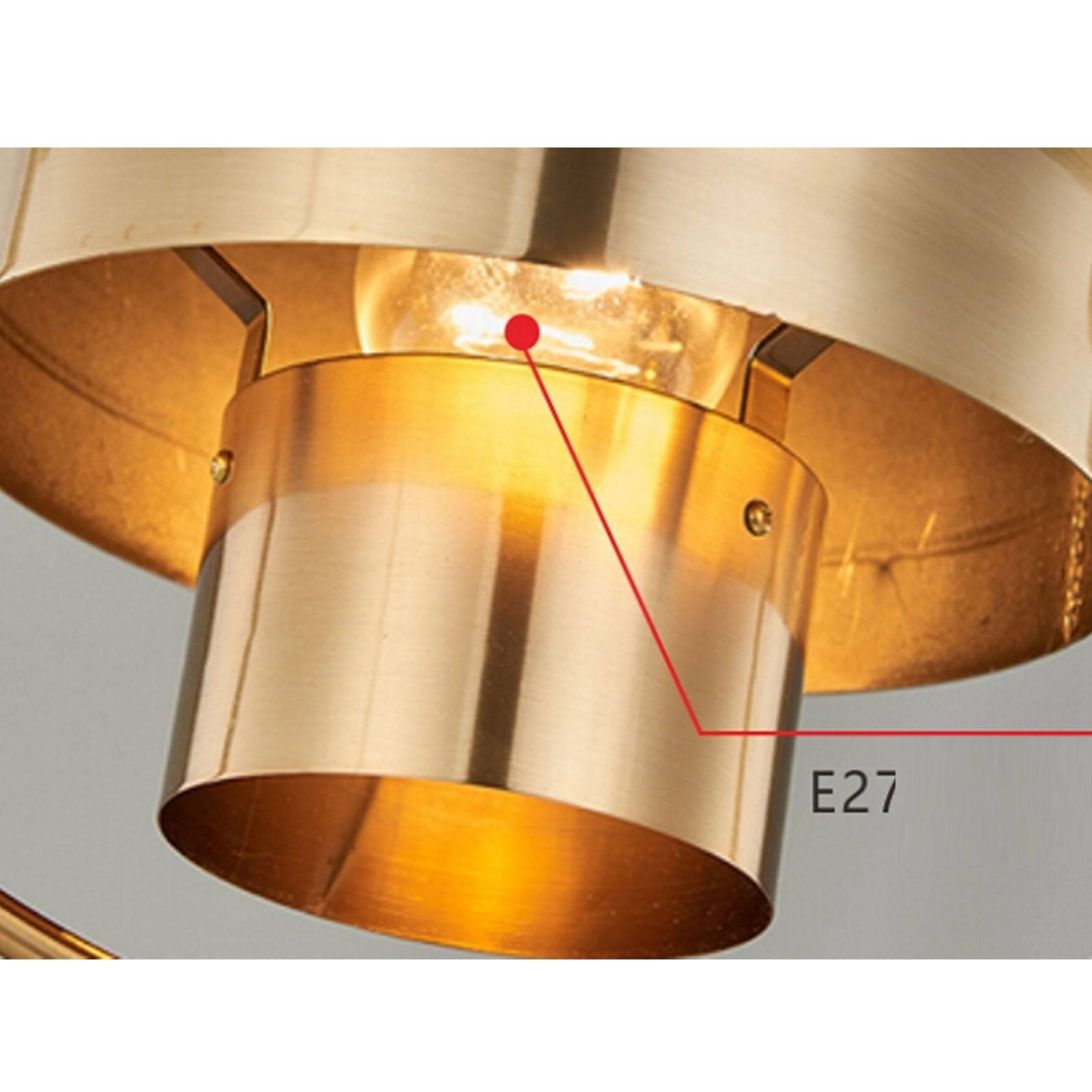 Skara Pendant Lamp Cy-New-032-G - Pendant Lamps - ebarza Furniture UAE | Shop Modern Furniture in Abu Dhabi & Dubai - مفروشات ايبازرا في الامارات | تسوق اثاث عصري وديكورات مميزة في دبي وابوظبي