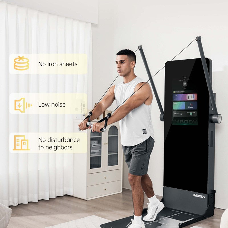 Smart Home Gym - Intelligent Training Mirror Platform - Mirrors - ebarza Furniture UAE | Shop Modern Furniture in Abu Dhabi & Dubai - مفروشات ايبازرا في الامارات | تسوق اثاث عصري وديكورات مميزة في دبي وابوظبي