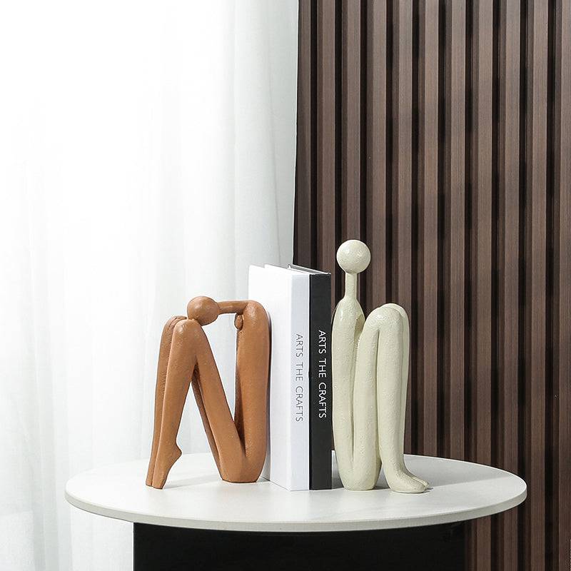Soft Man Ornament Beige Fc-Sz2190A - Home Decor Figurines - ebarza Furniture UAE | Shop Modern Furniture in Abu Dhabi & Dubai - مفروشات ايبازرا في الامارات | تسوق اثاث عصري وديكورات مميزة في دبي وابوظبي